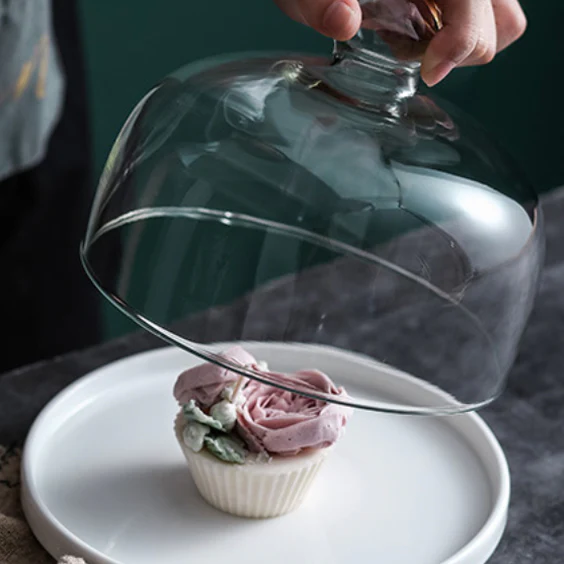 Cake Plate With Dome - Image 3