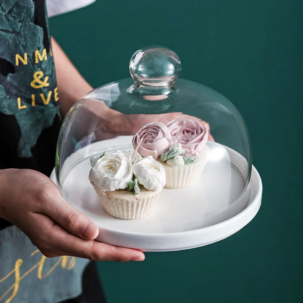 Cake Plate With Dome - Image 4