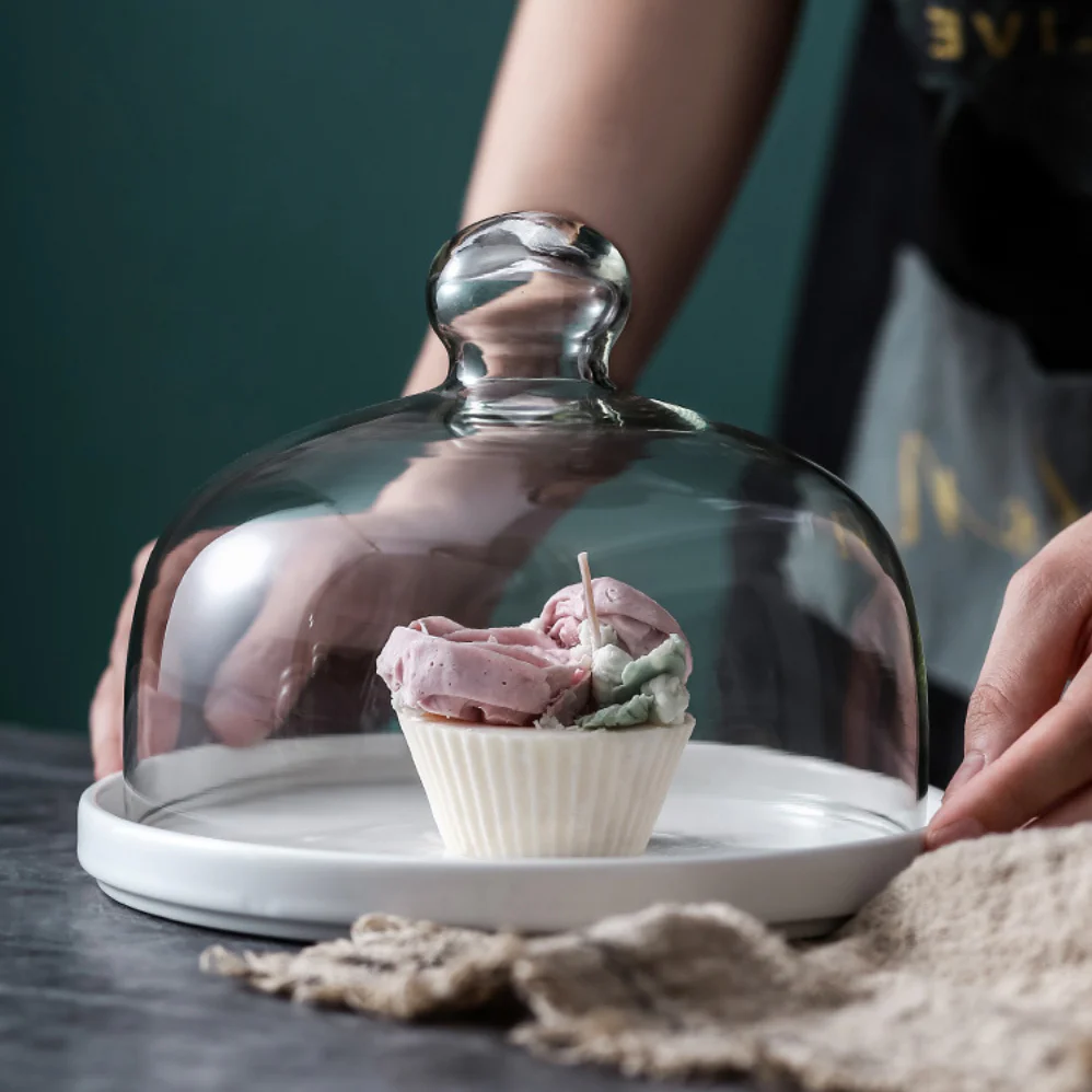 Cake Plate With Dome - Image 5