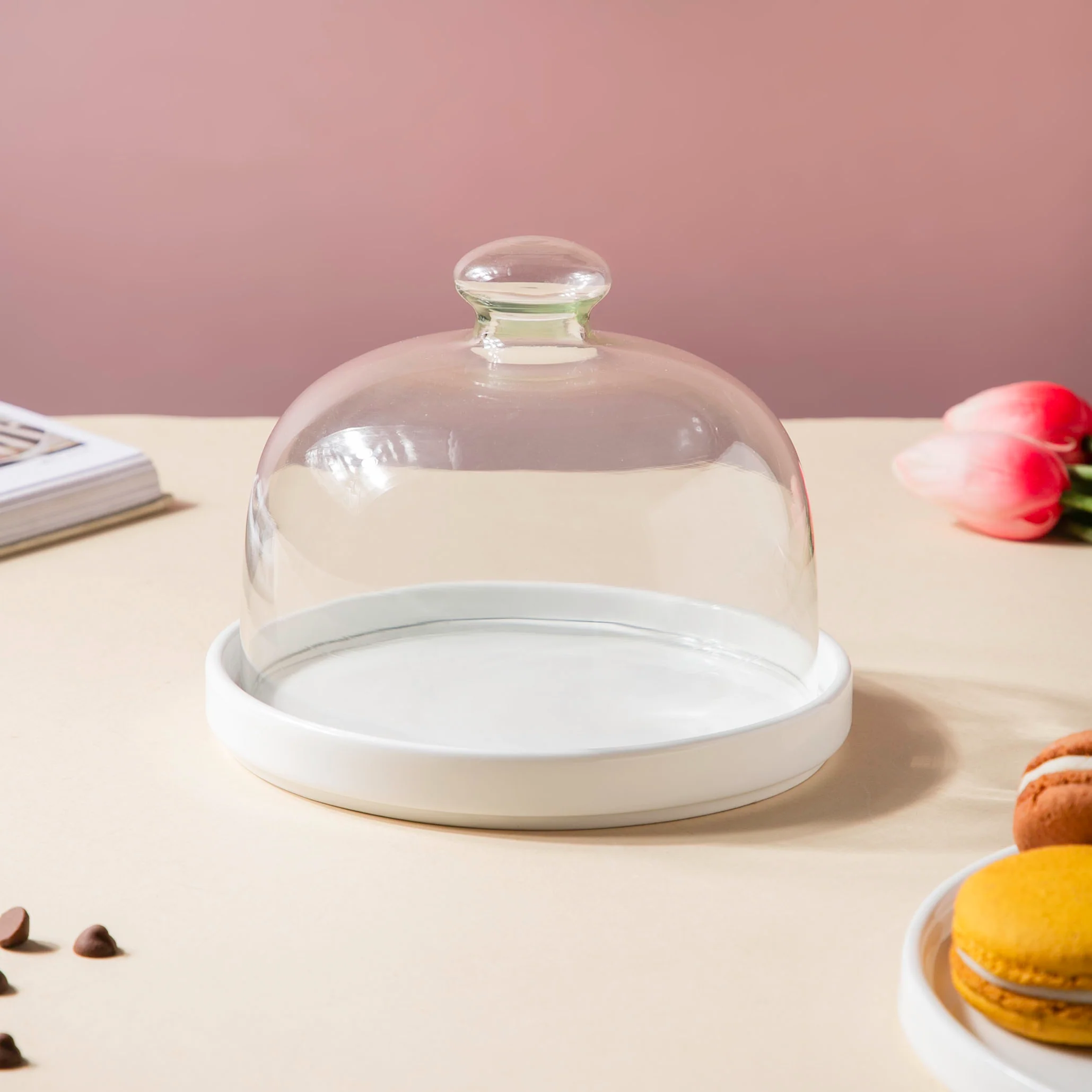 Cake Plate With Dome 7.5 Inch - Image 5