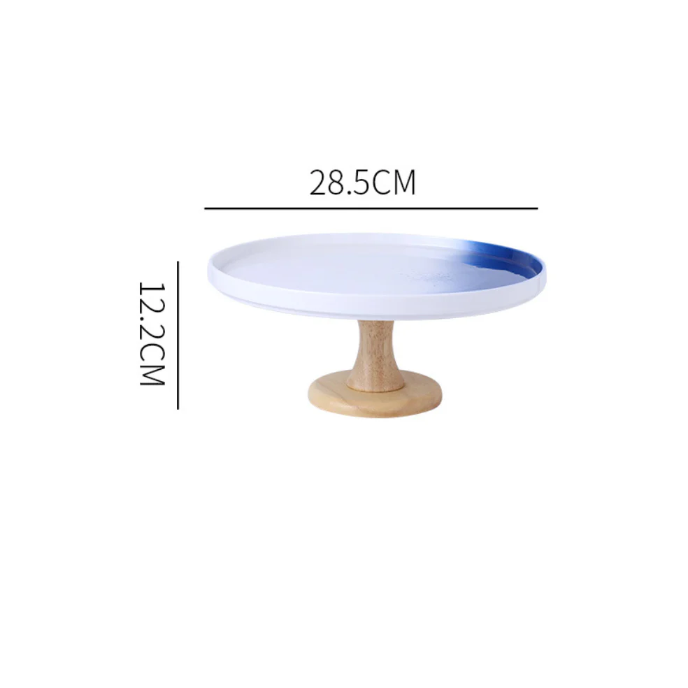 Cake Stand Blue And White 11 Inch - Image 8