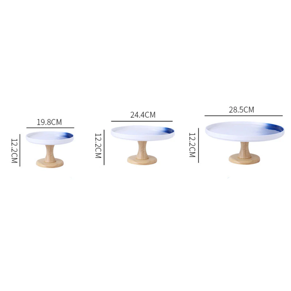 Cake Stand Blue And White 9.5 Inch - Image 7