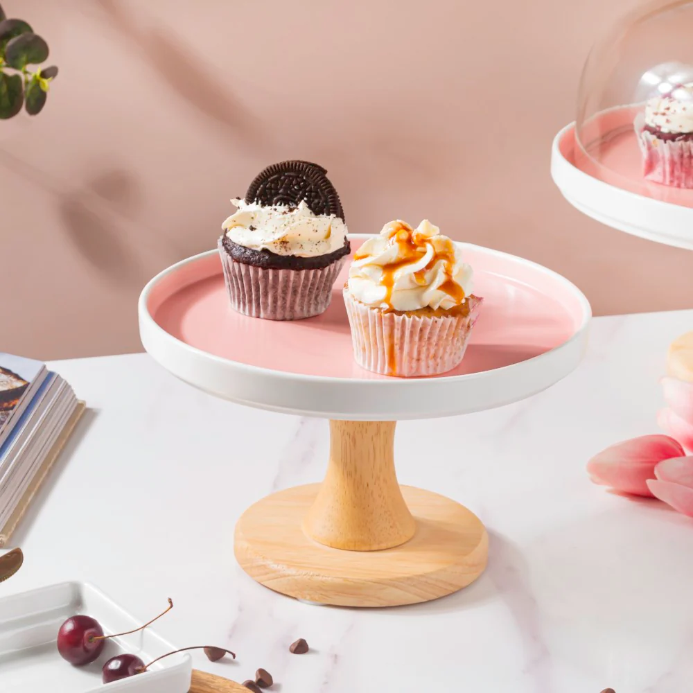 Cake Stand Pink 7.5 Inch - Image 11