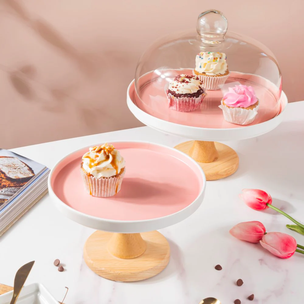 Cake Stand Pink 7.5 Inch - Image 13