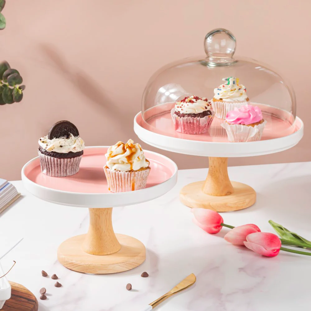 Cake Stand Pink 7.5 Inch - Image 14