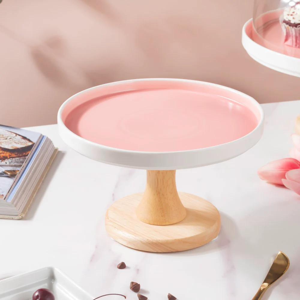Cake Stand Pink 7.5 Inch - Image 5