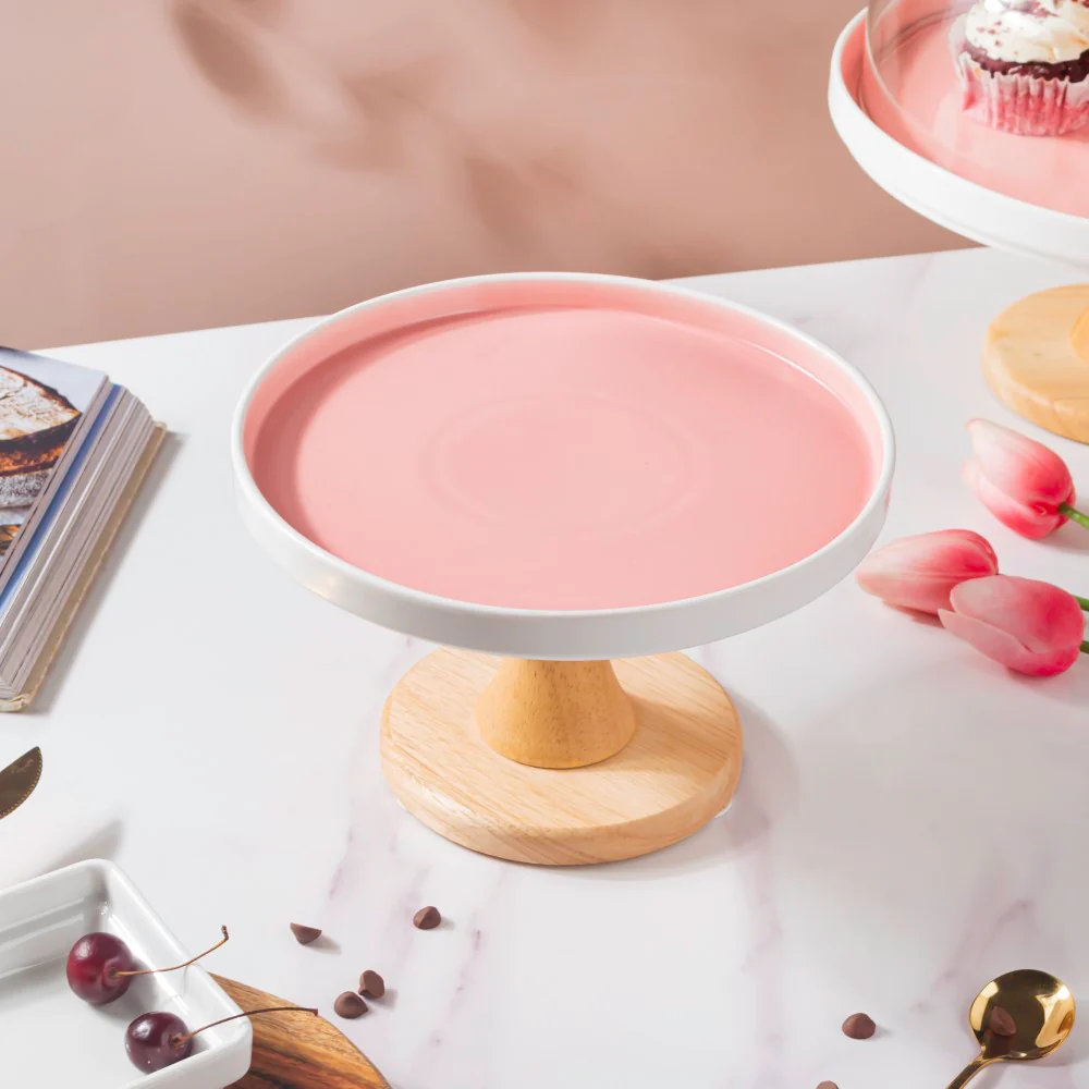 Cake Stand Pink 7.5 Inch - Image 9