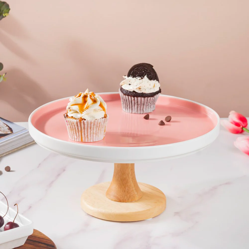 Cake Stand Pink 9.5 Inch - Image 6