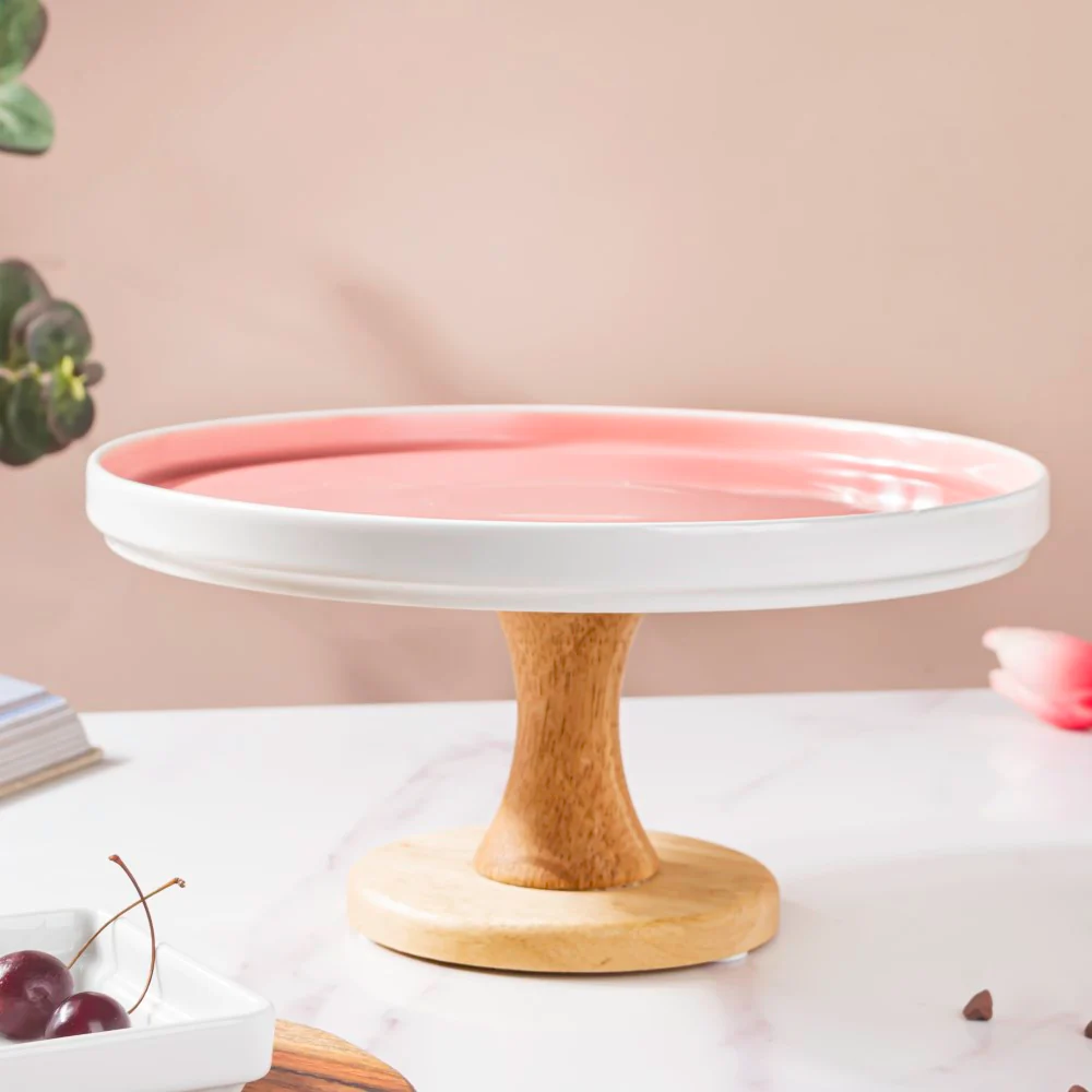 Cake Stand Pink 9.5 Inch - Image 8
