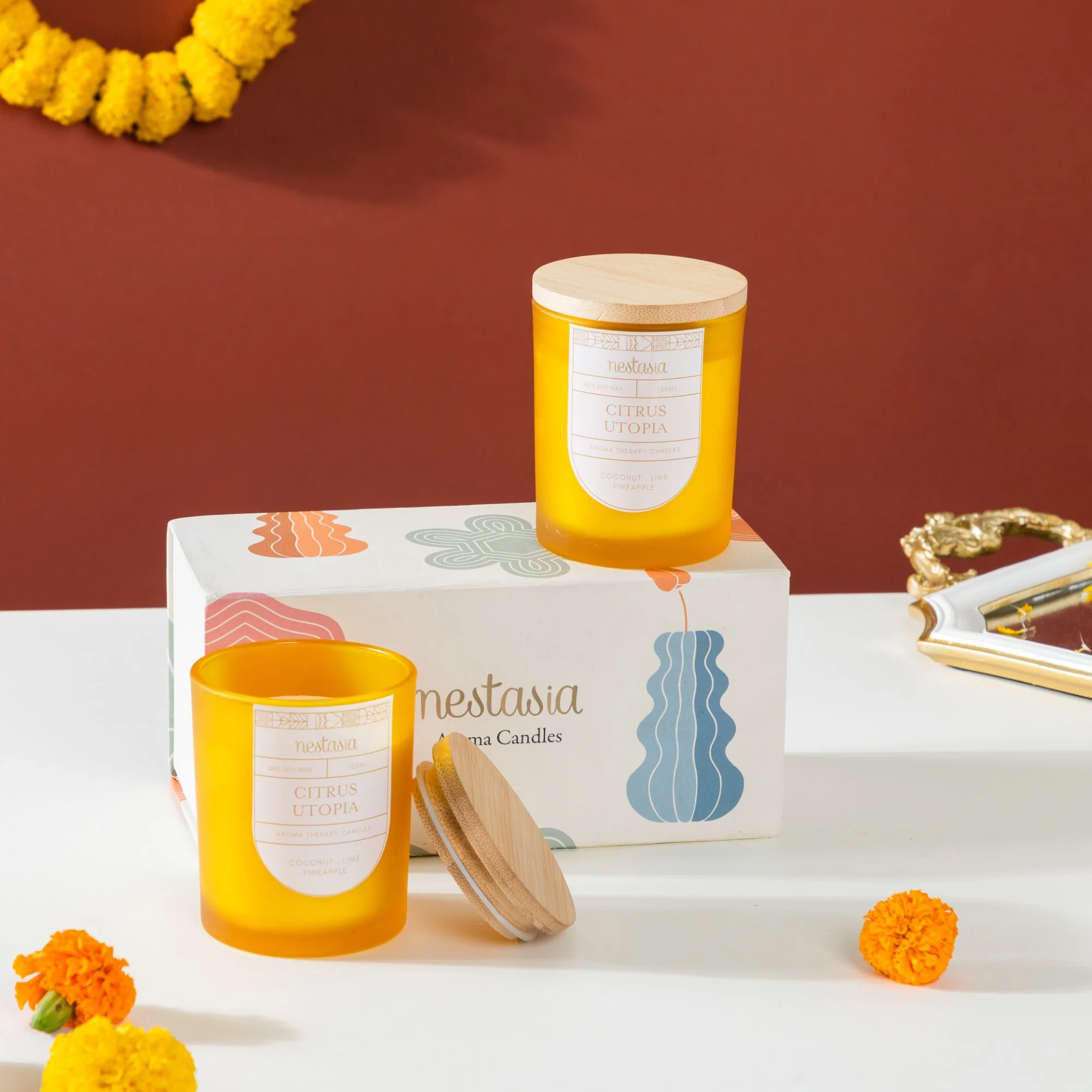 Candle Raksha Bandhan Gift Set Of 4 - Image 4