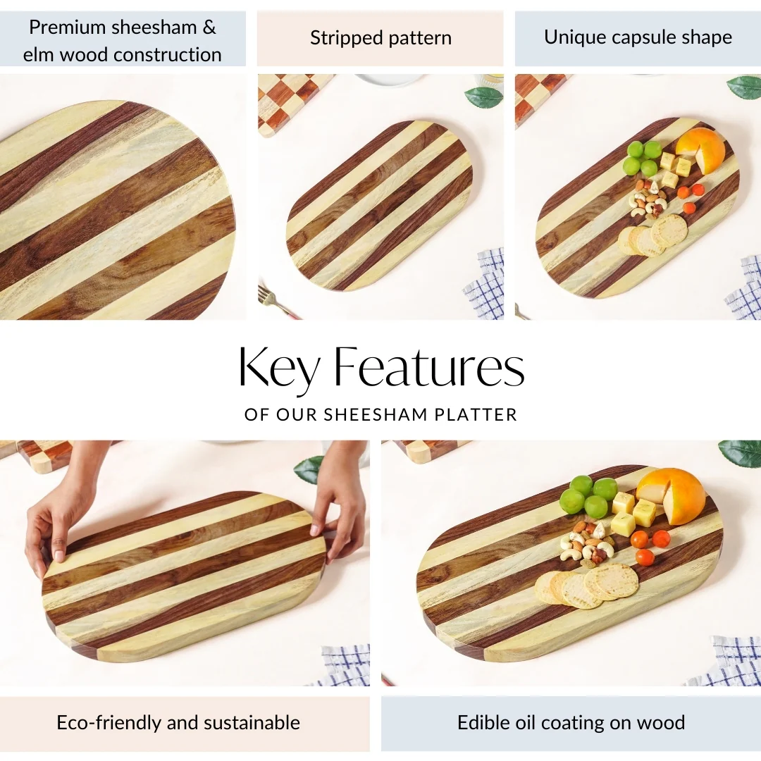 Capsule Serve And Slice Atelier Cheese Serving Platter 38x20cm - Image 5