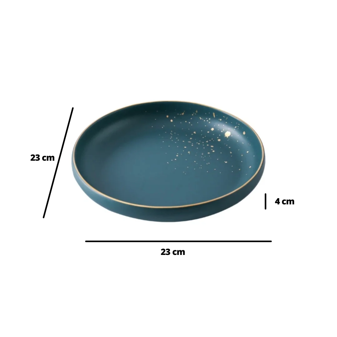 Cara Pasta Plate Midnight Green - Image 3