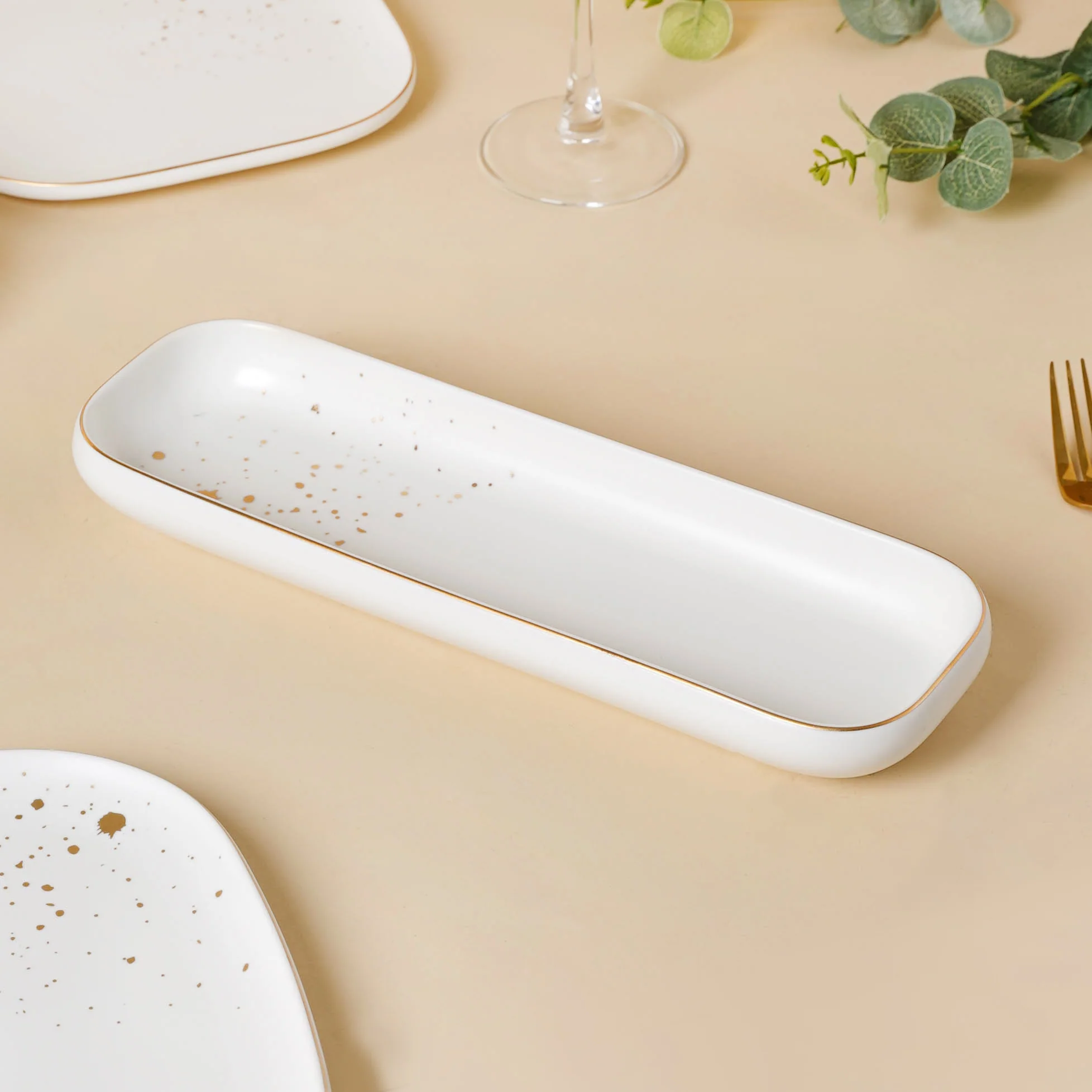CARA White 21 Piece Dinner Set For 6 - Image 9