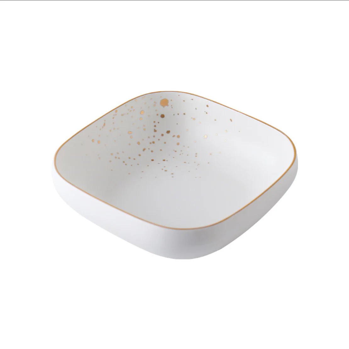 Cara White Square Serving Bowl - Image 4