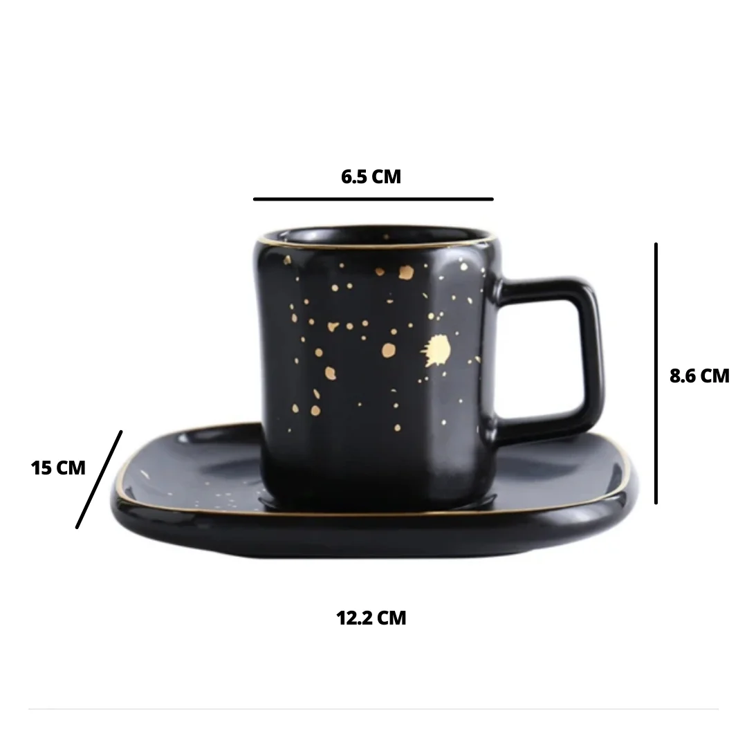 CARA Espresso cup & saucer - soul black - Image 3