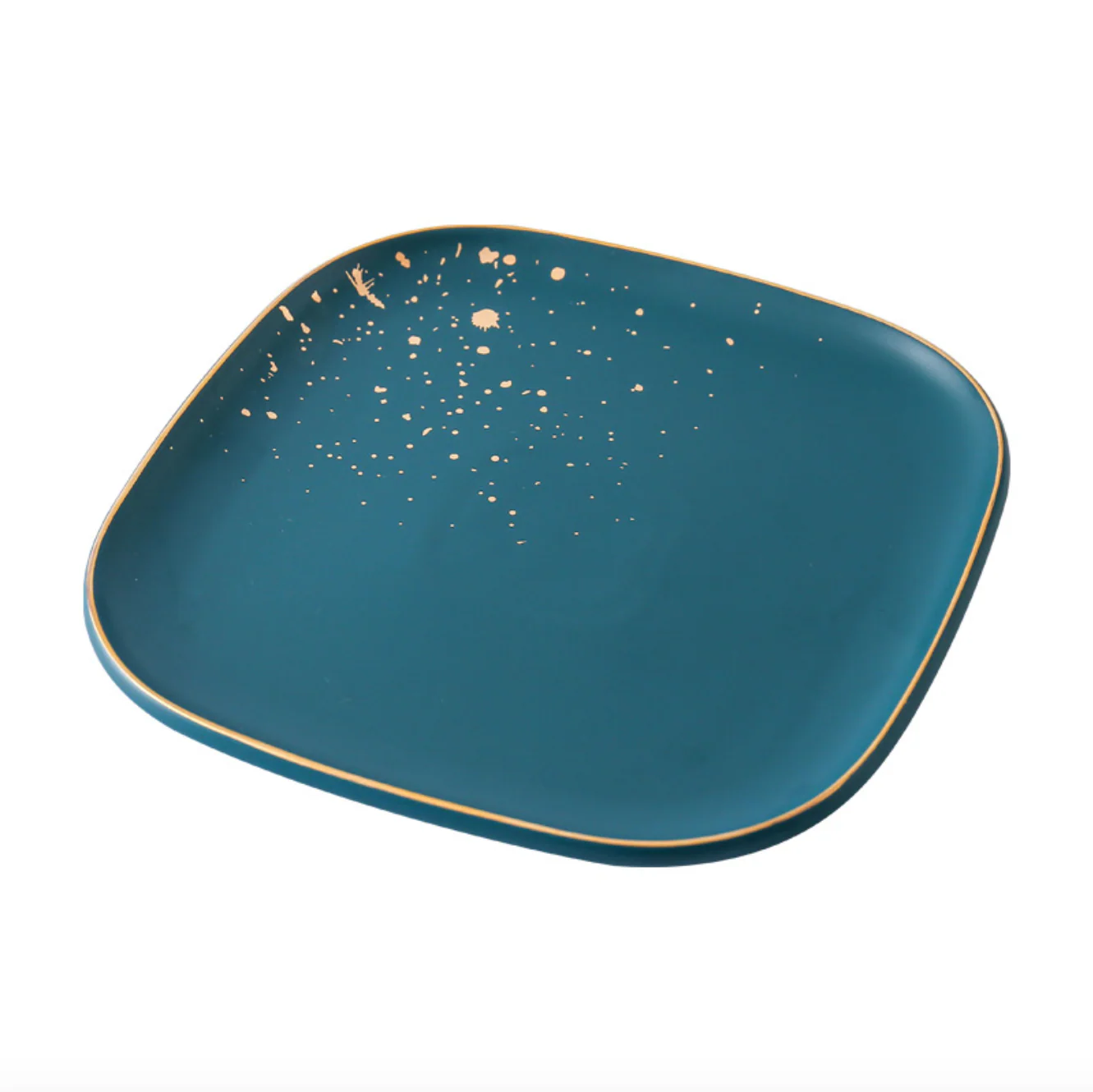 CARA square dinner plate - midnight green - Image 8