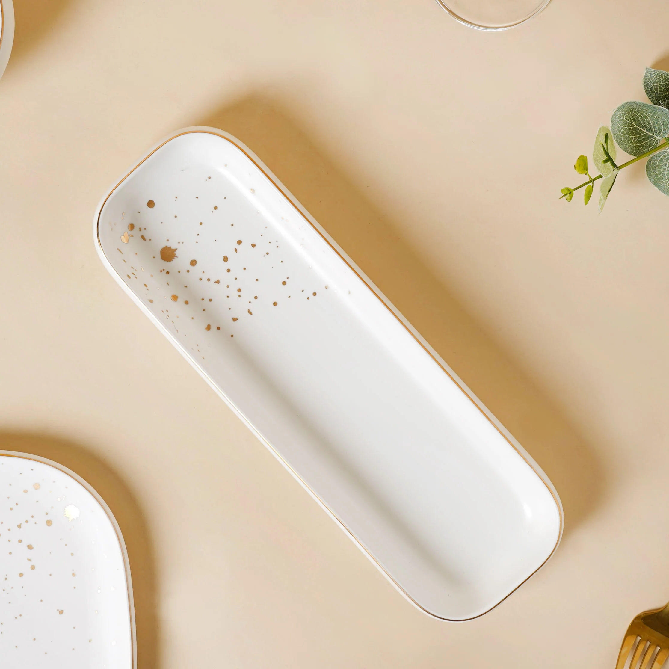 CARA long plate - classic white - Image 2