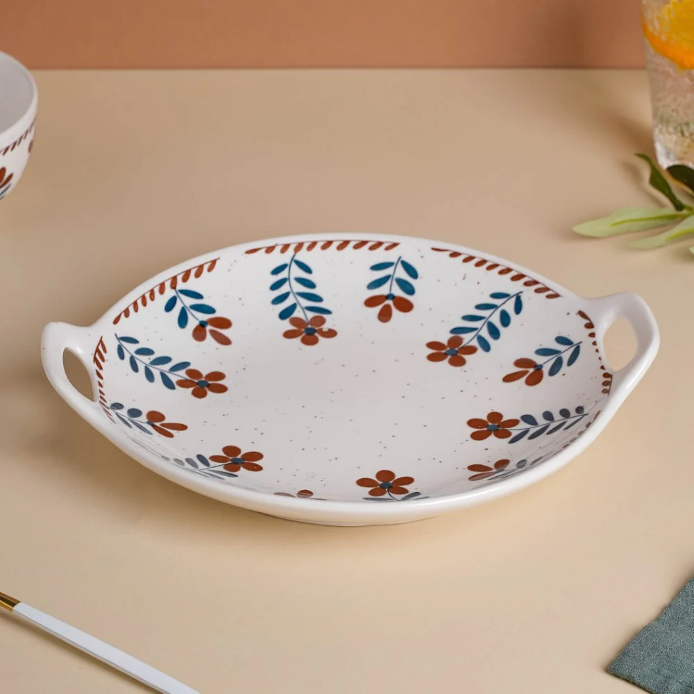 Carmella Floral Round Baking Dish 8 Inch - Image 4
