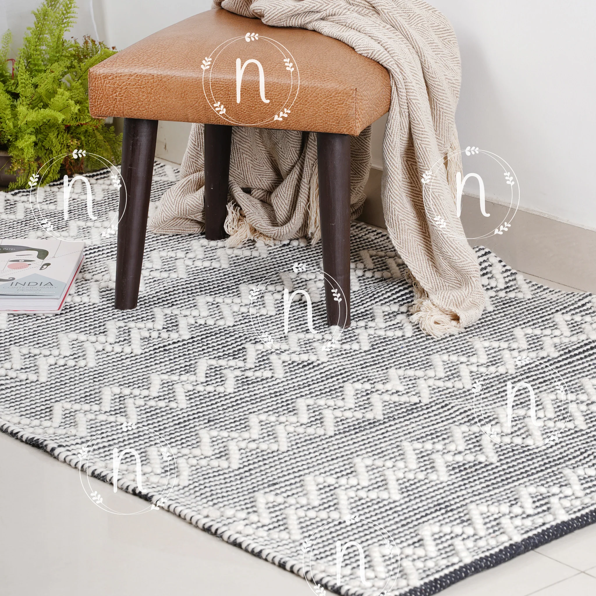 Caroline Zigzag Rug - Image 5