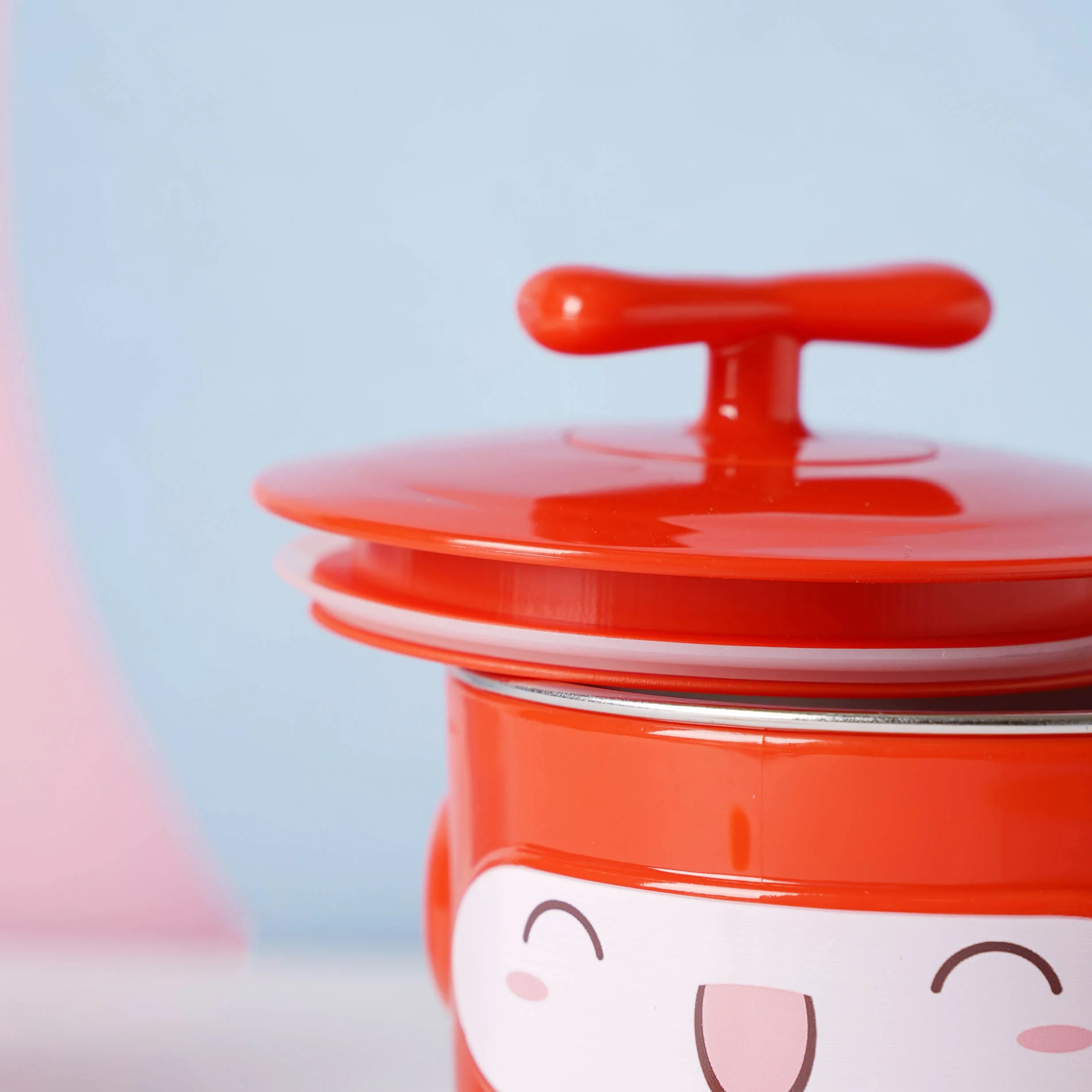 Cartoon Double Wall Stainless Steel Baby Bowl Red 200 ml - Image 11