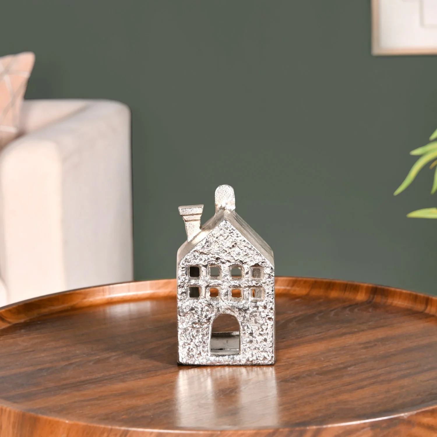 Casa Glow Tealight Holder In Silver - Image 8