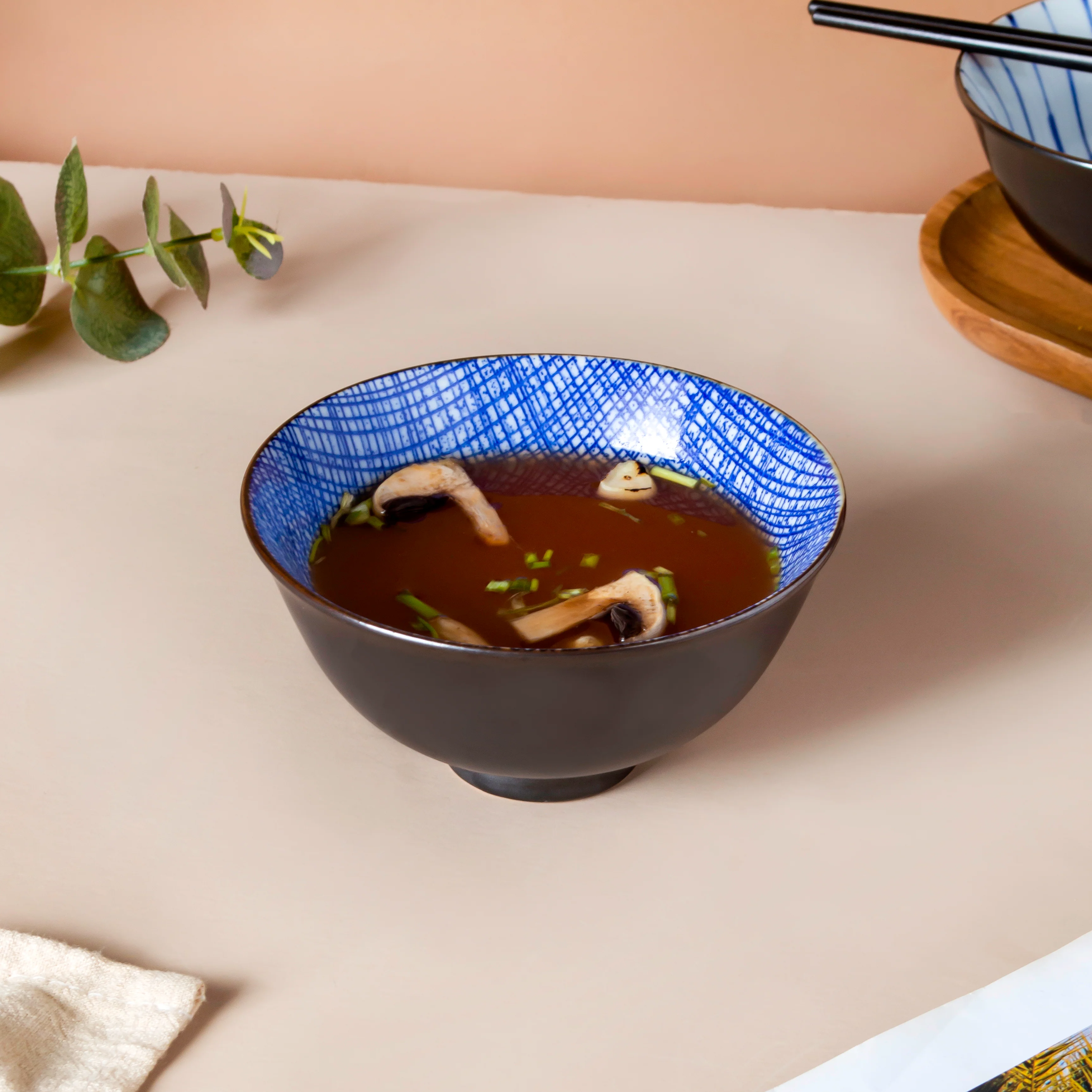Caspian Cobalt Soup Bowl Blue 200ml - Image 3