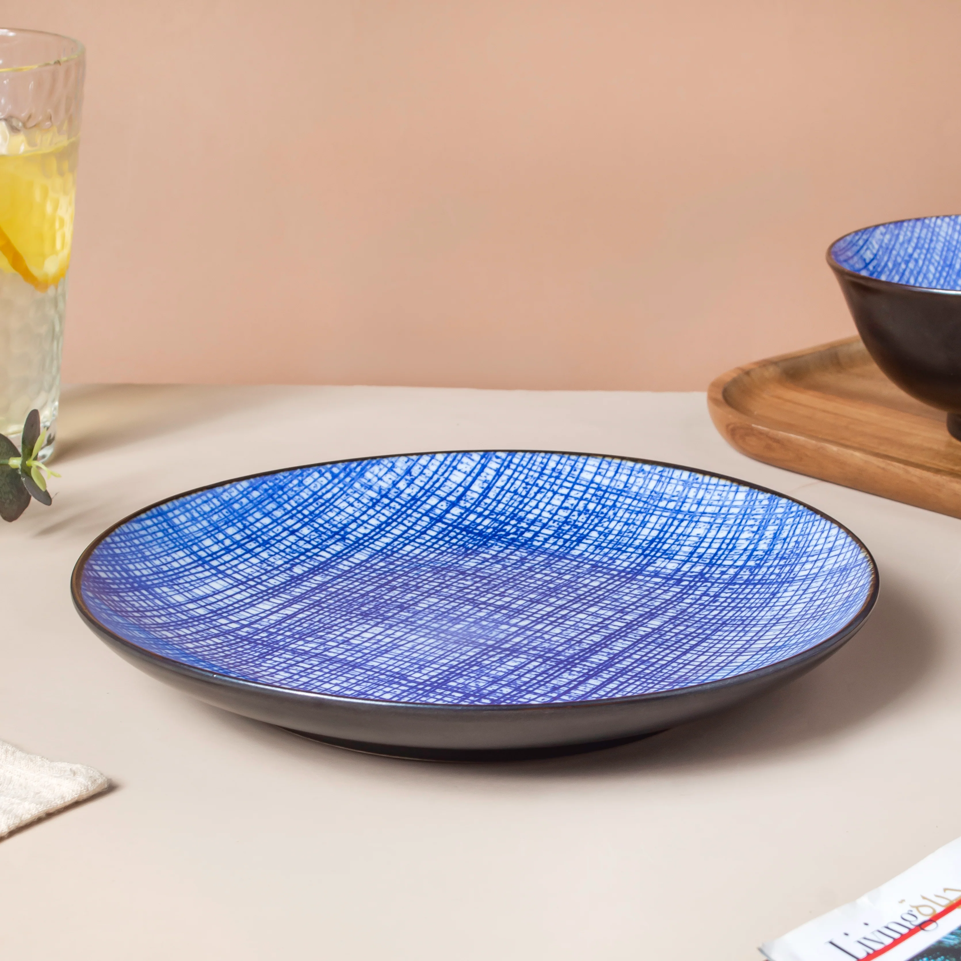 Caspian Cobalt Starter Plate Blue 7.5 Inch - Image 4