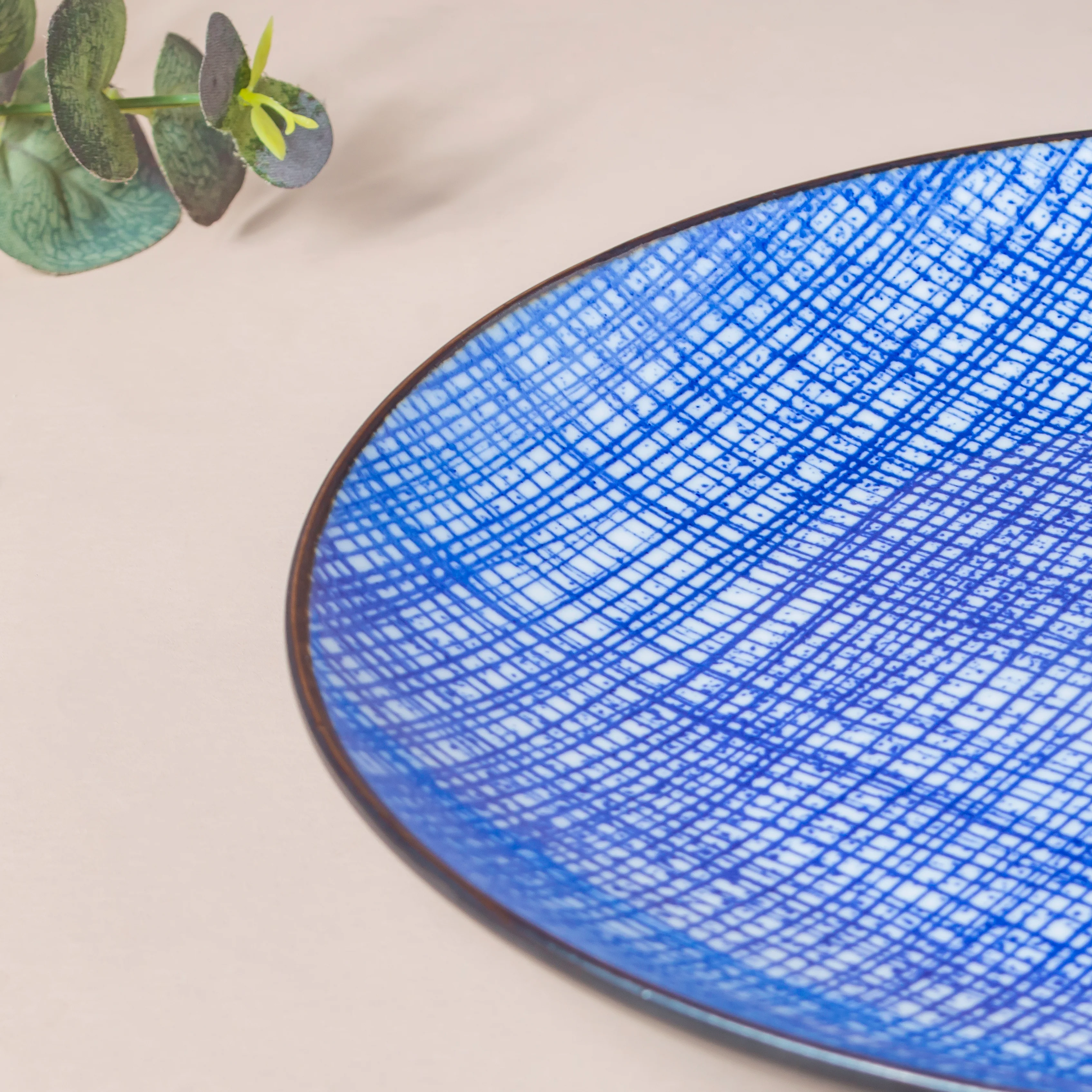 Caspian Cobalt Starter Plate Blue 7.5 Inch - Image 6