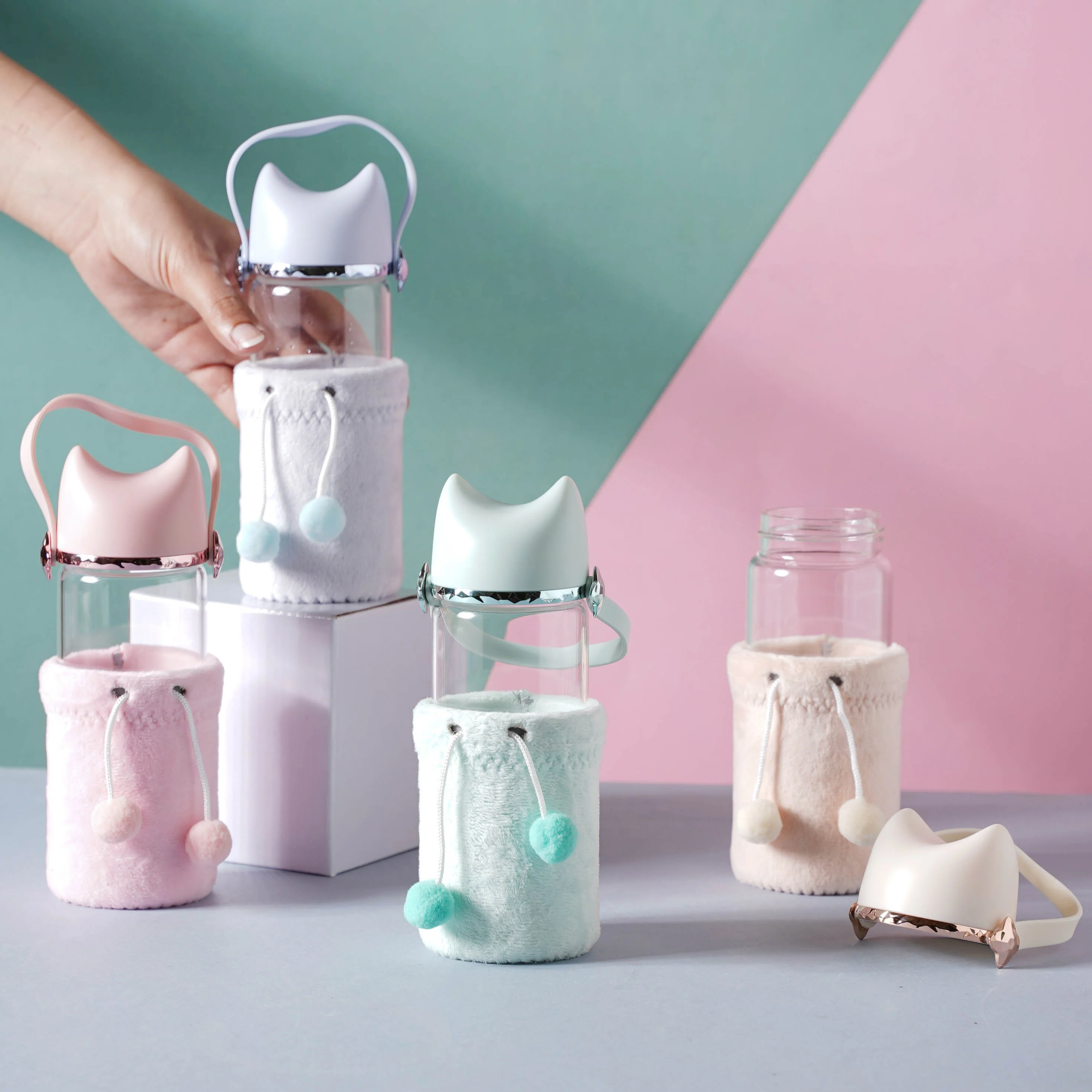 Cat Ear Water Bottle - Image 2