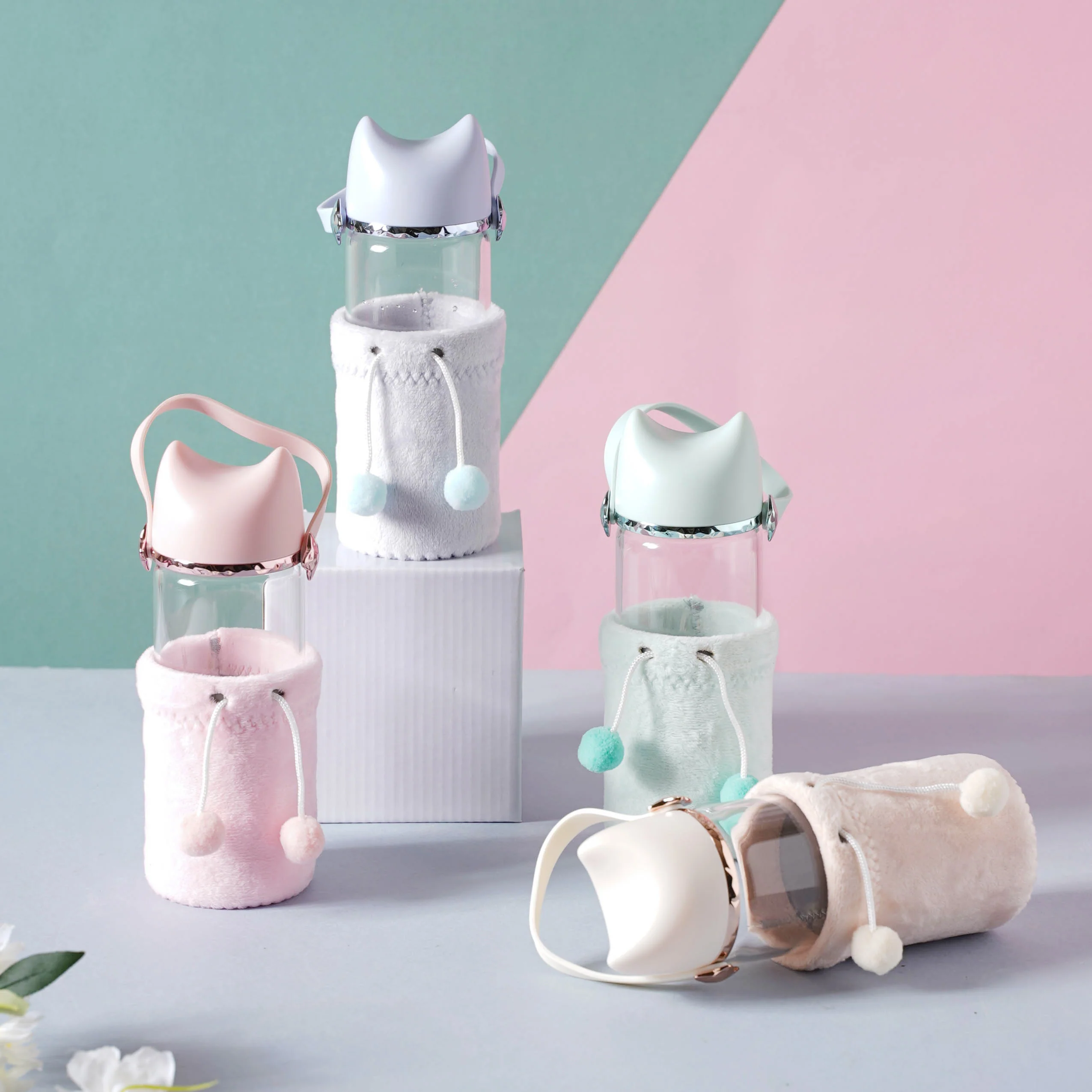 Cat Ear Water Bottle - Image 4