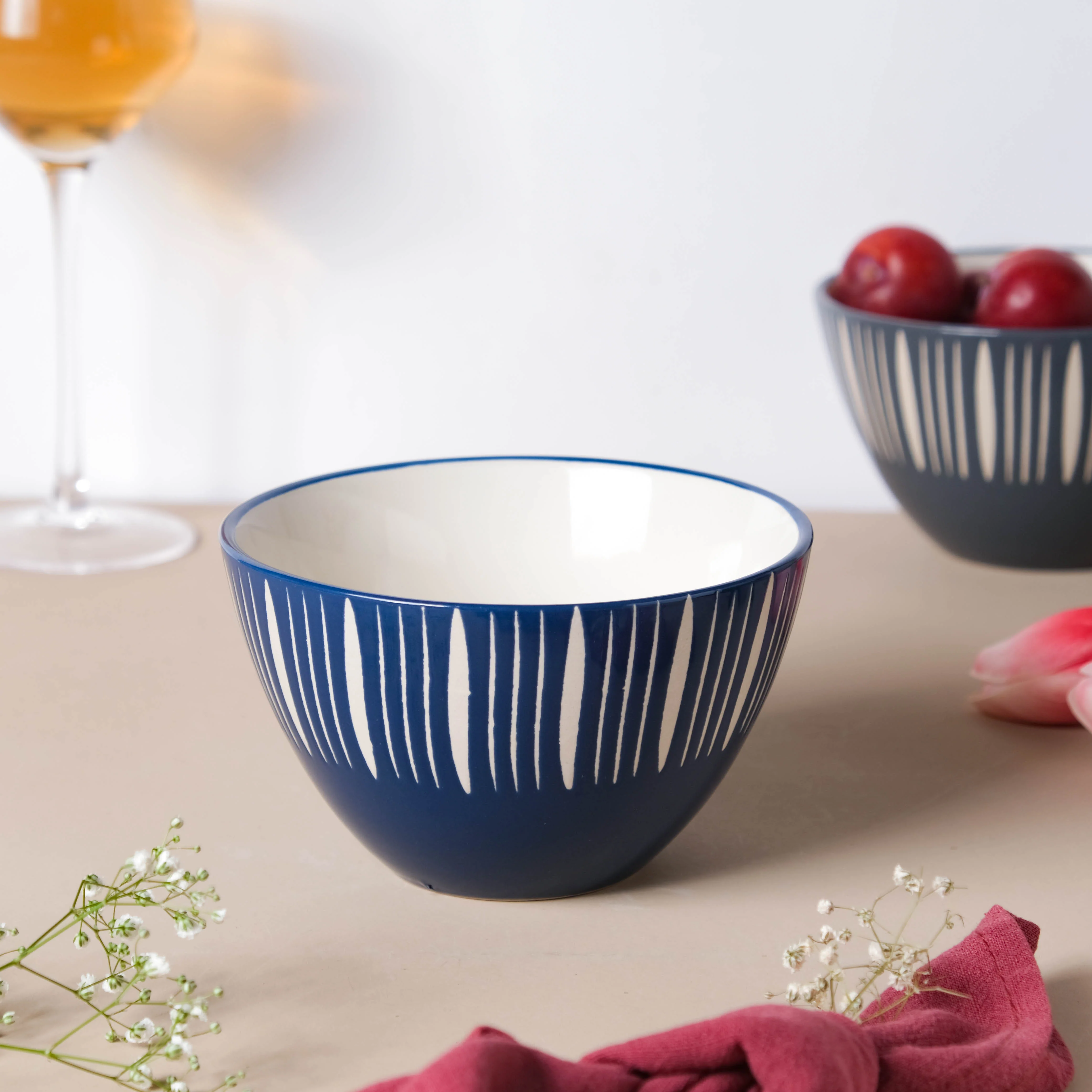 Celeste Azure Blue Bowl 550ml - Image 5