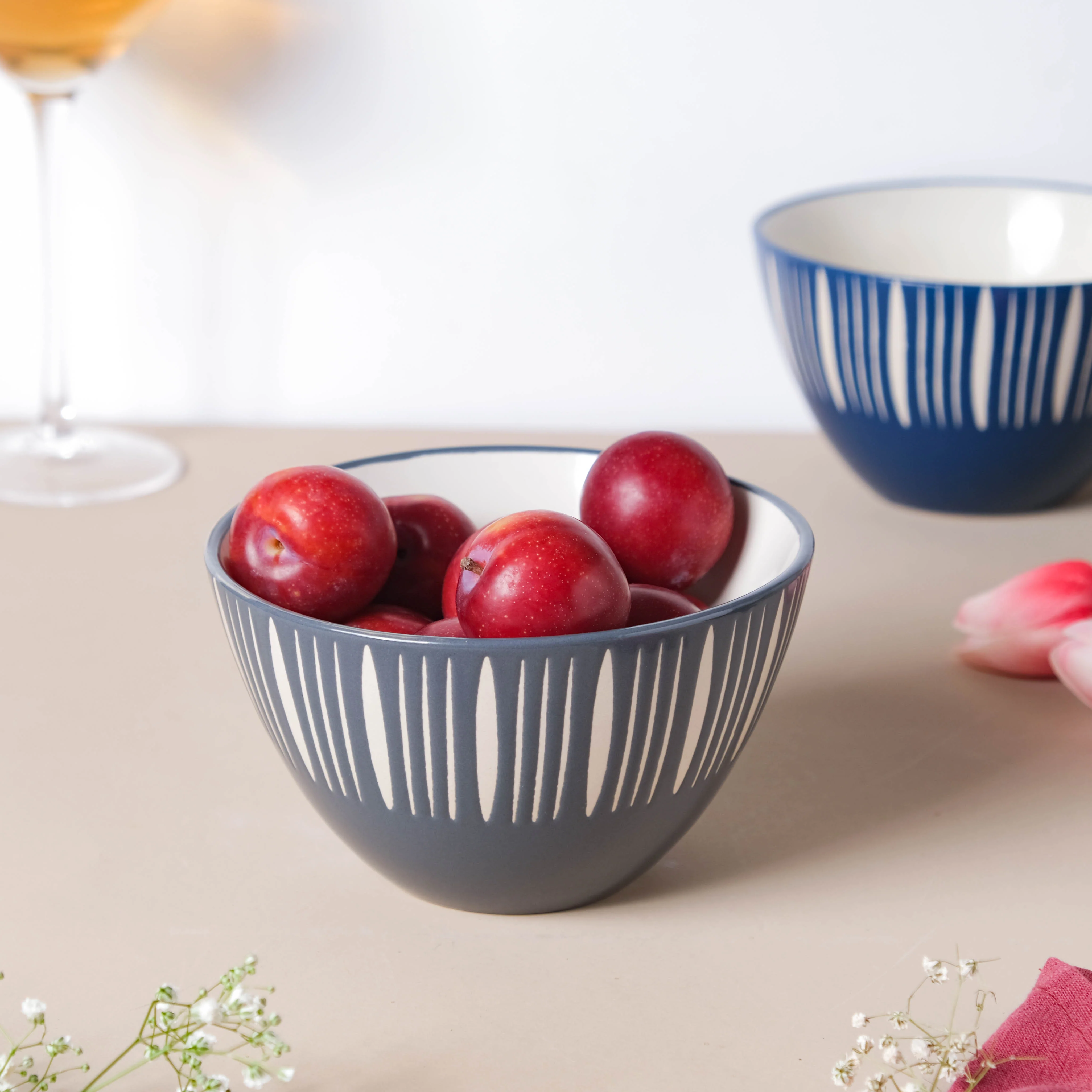 Celeste Pewter Grey Bowl 550ml - Image 5