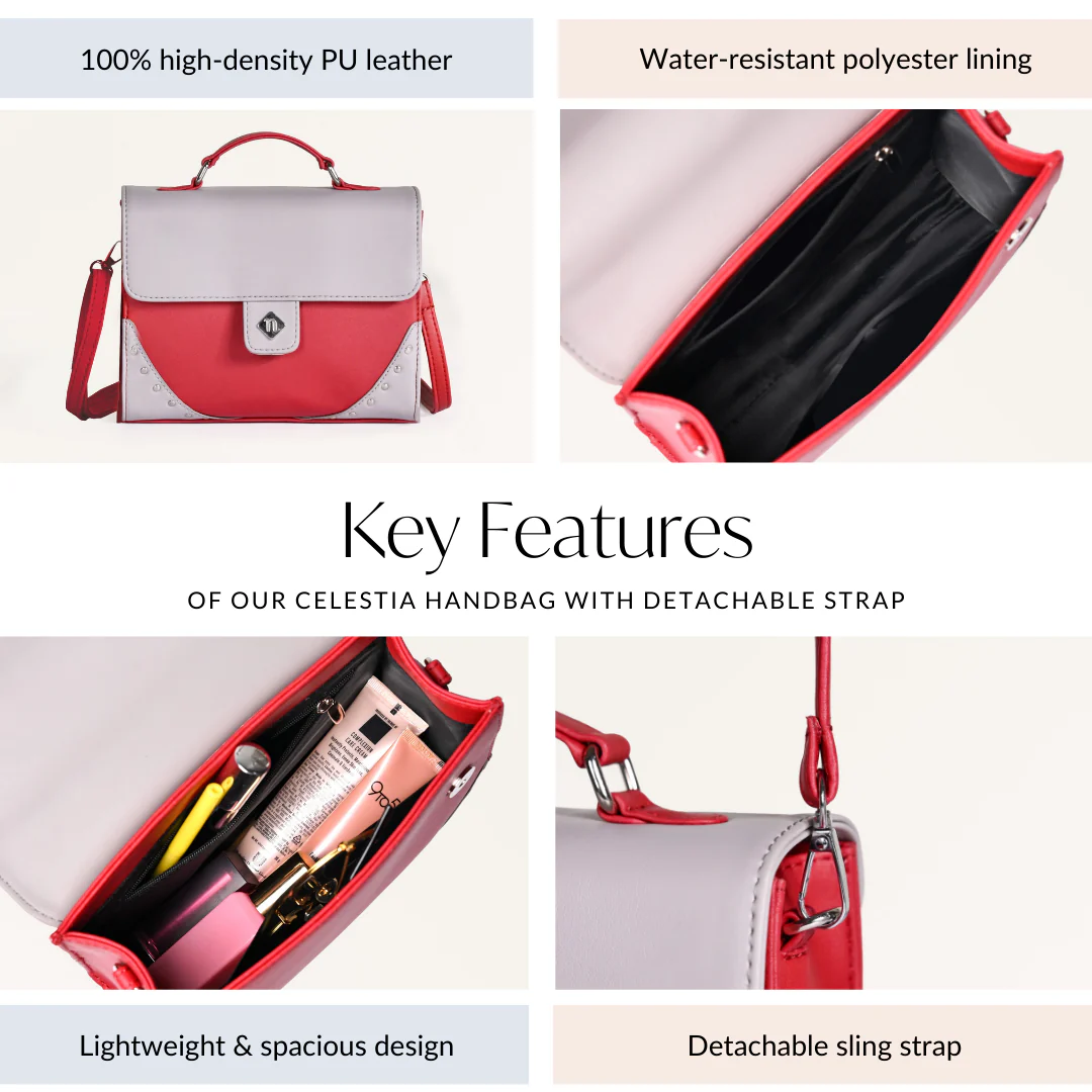 Celestia Satchel With Detachable Strap - Image 5