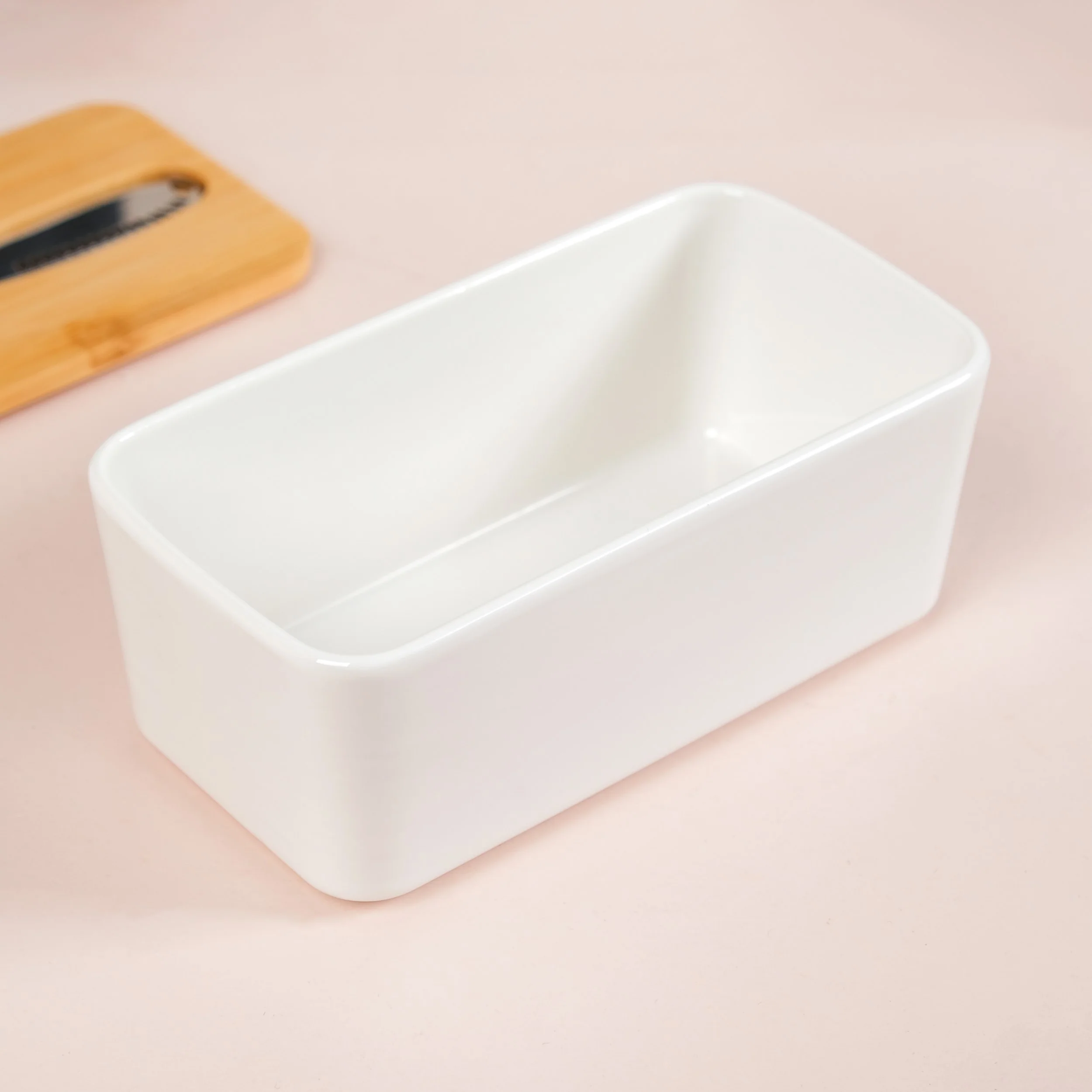 Ceramic Butter Dish With Lid And Butter Knife - Image 7