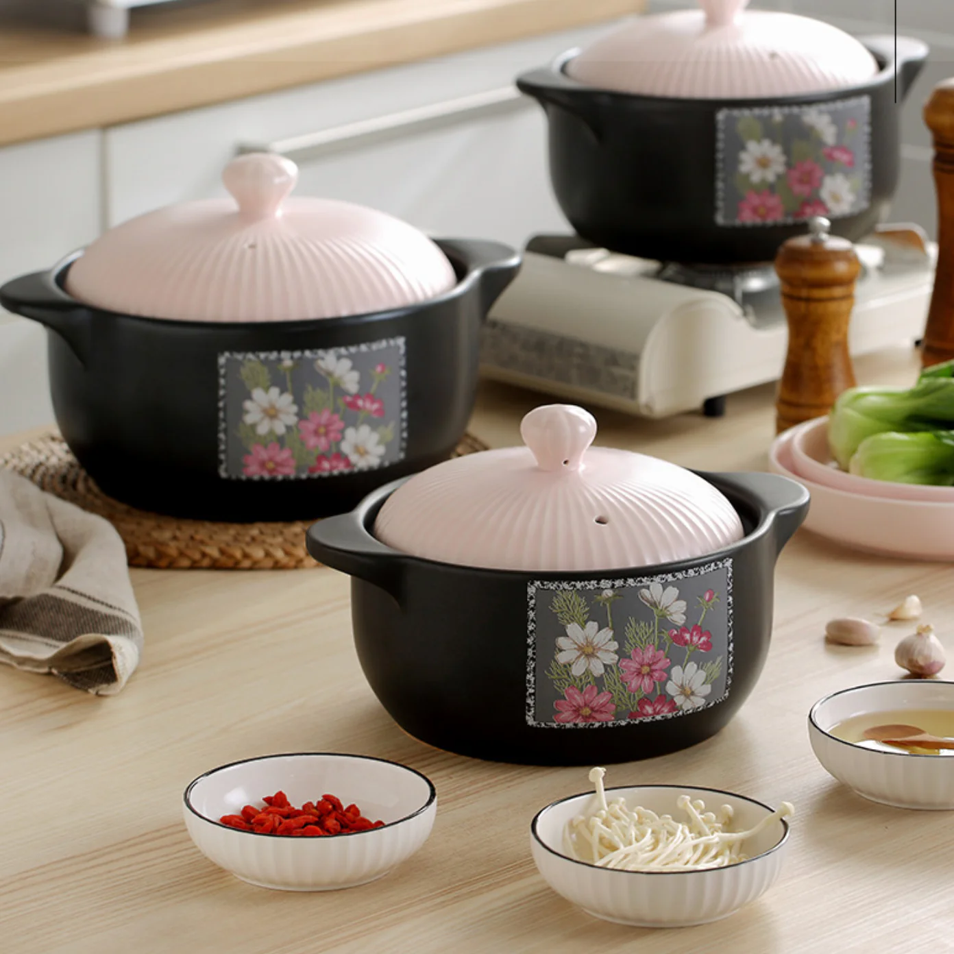 Ceramic Casserole Pot Large - Image 3