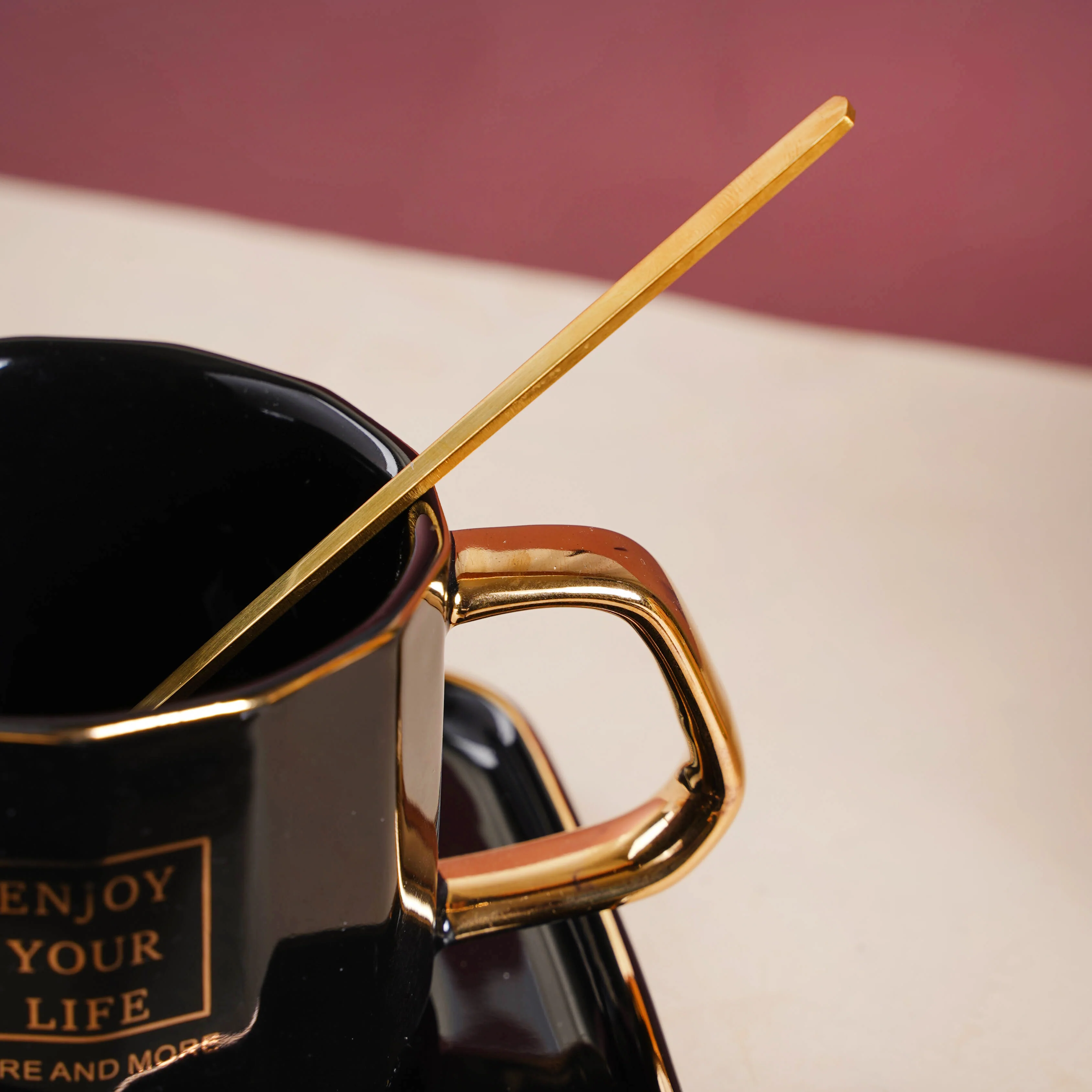 Ceramic Cup and Tray - Image 11