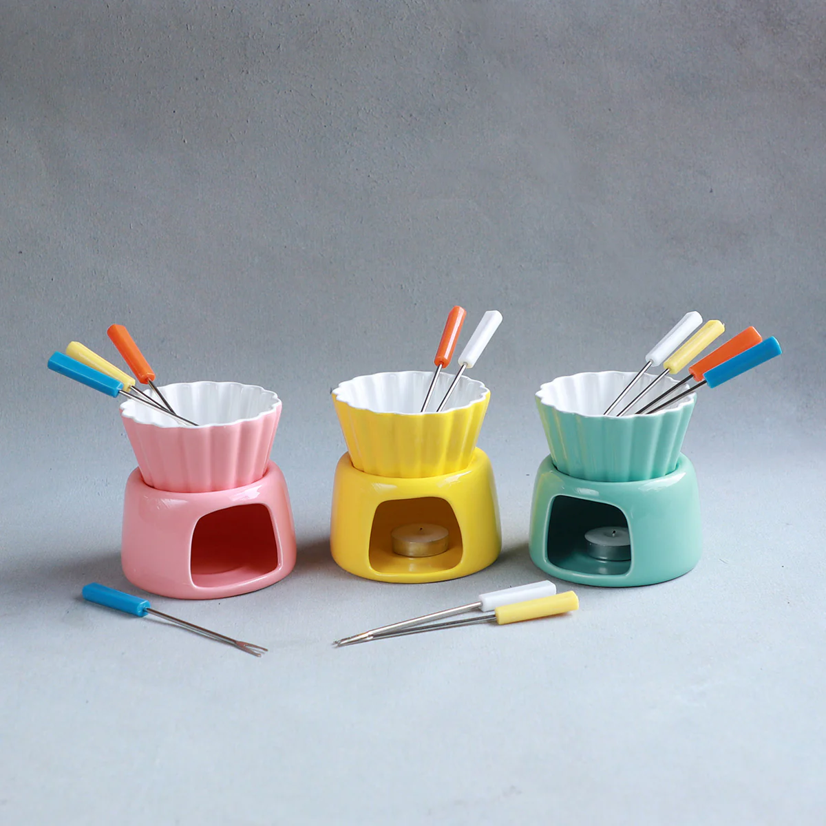 Ceramic Fondue Pot - Image 9