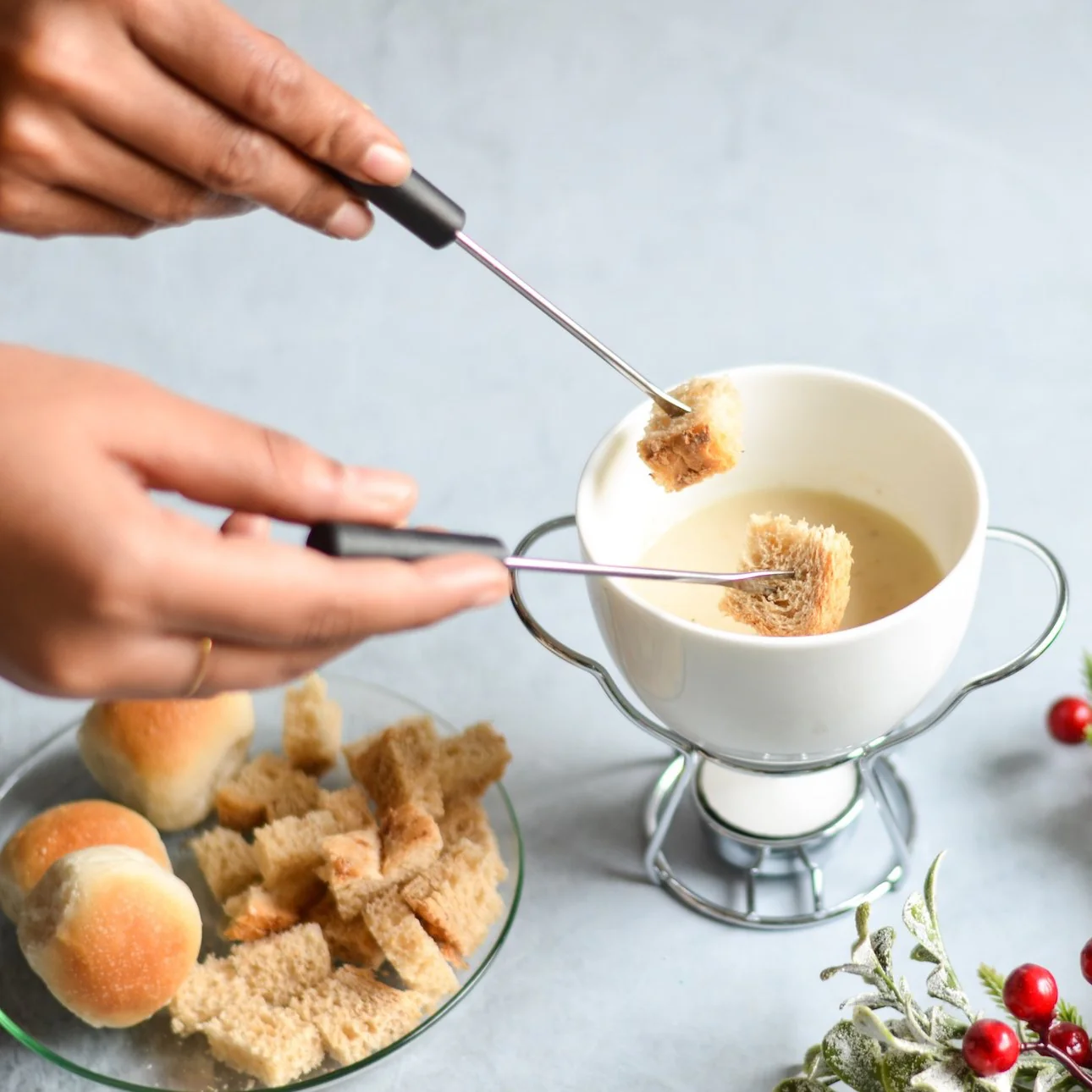 Ceramic Fondue Set - Image 2