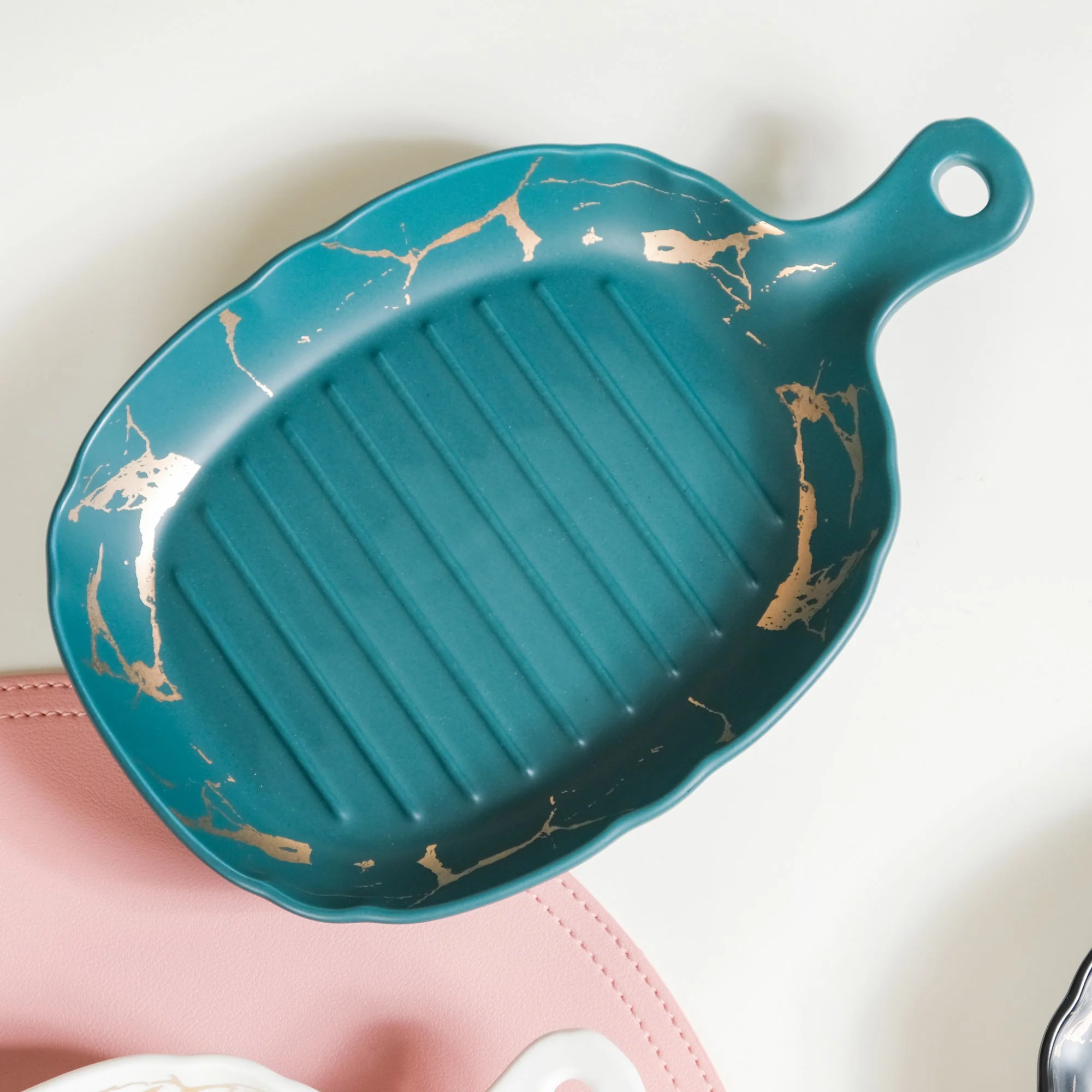 Ceramic Marble Plate - Image 4