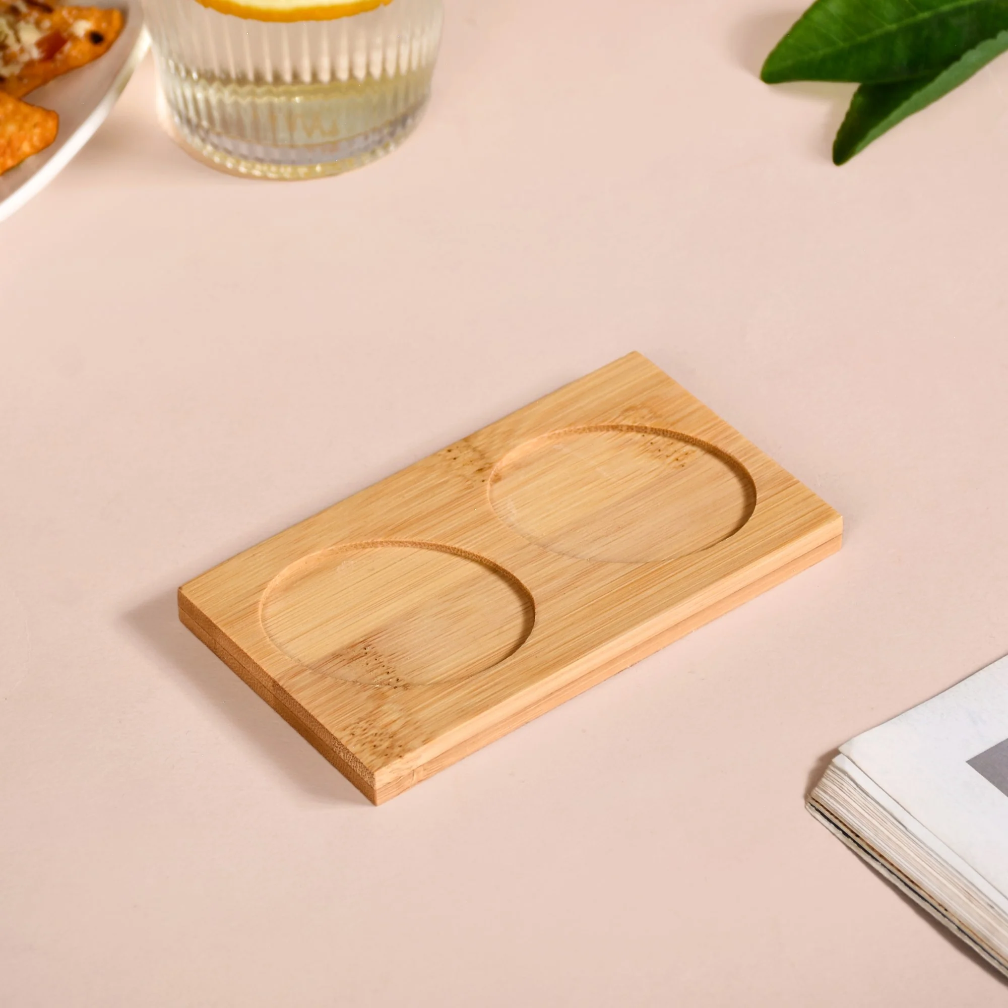 Ceramic Maple Leaf Salt Pepper Shaker Set With Tray - Image 9