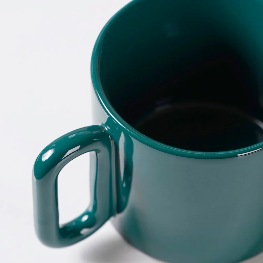 Ceramic Mug Green 220ml - Image 5
