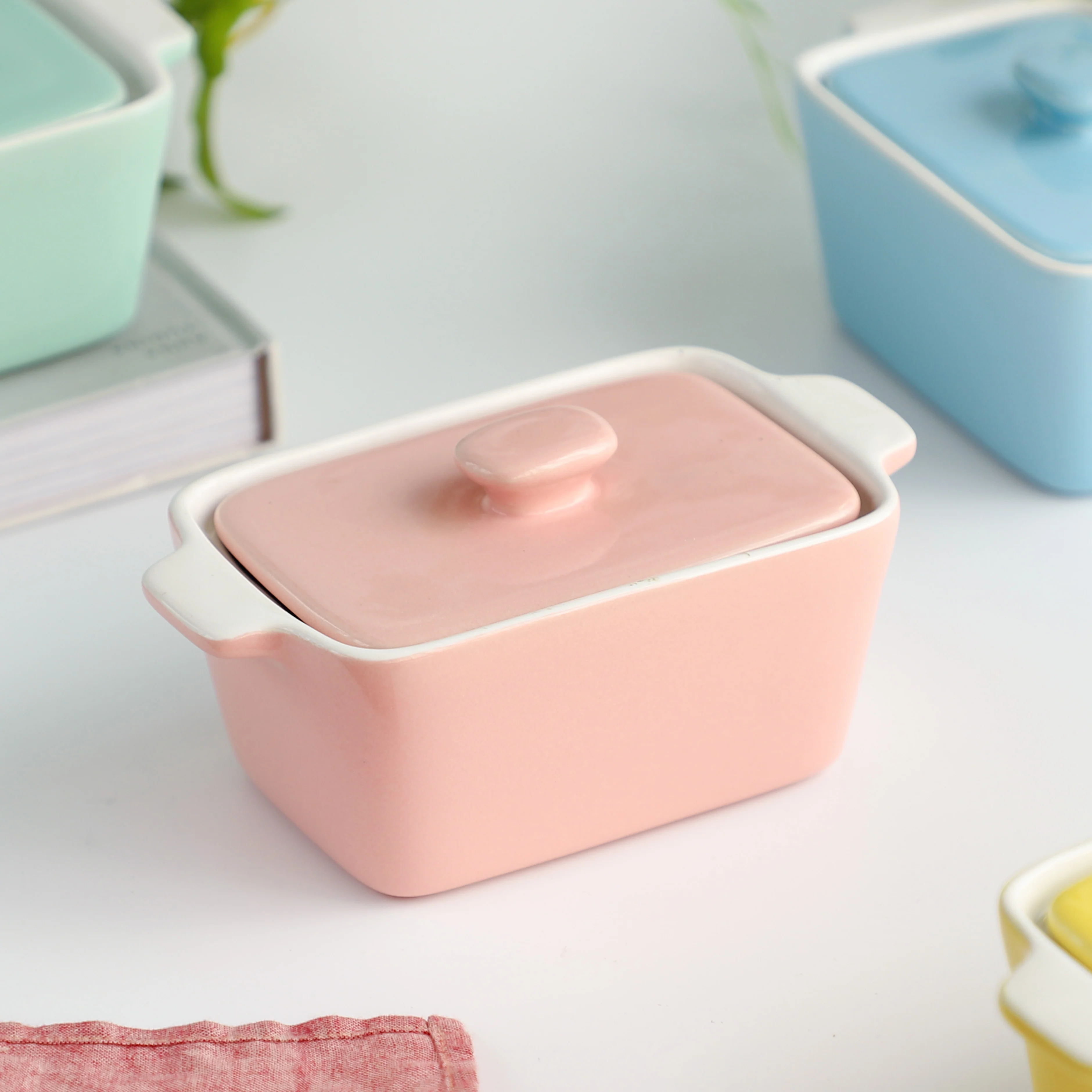 Ceramic Pastel Bowl- Rectangle - Image 23