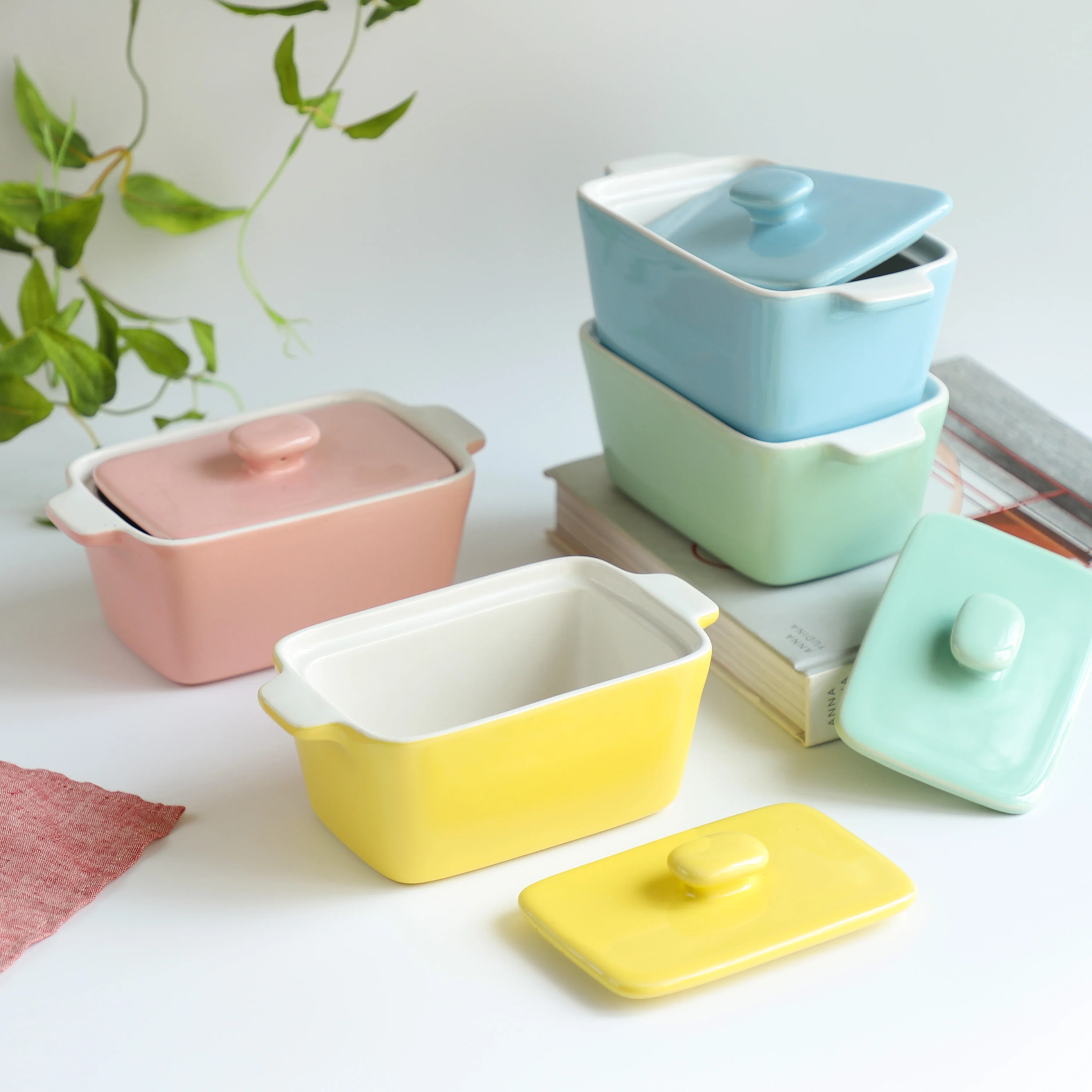 Ceramic Pastel Bowl- Rectangle - Image 3