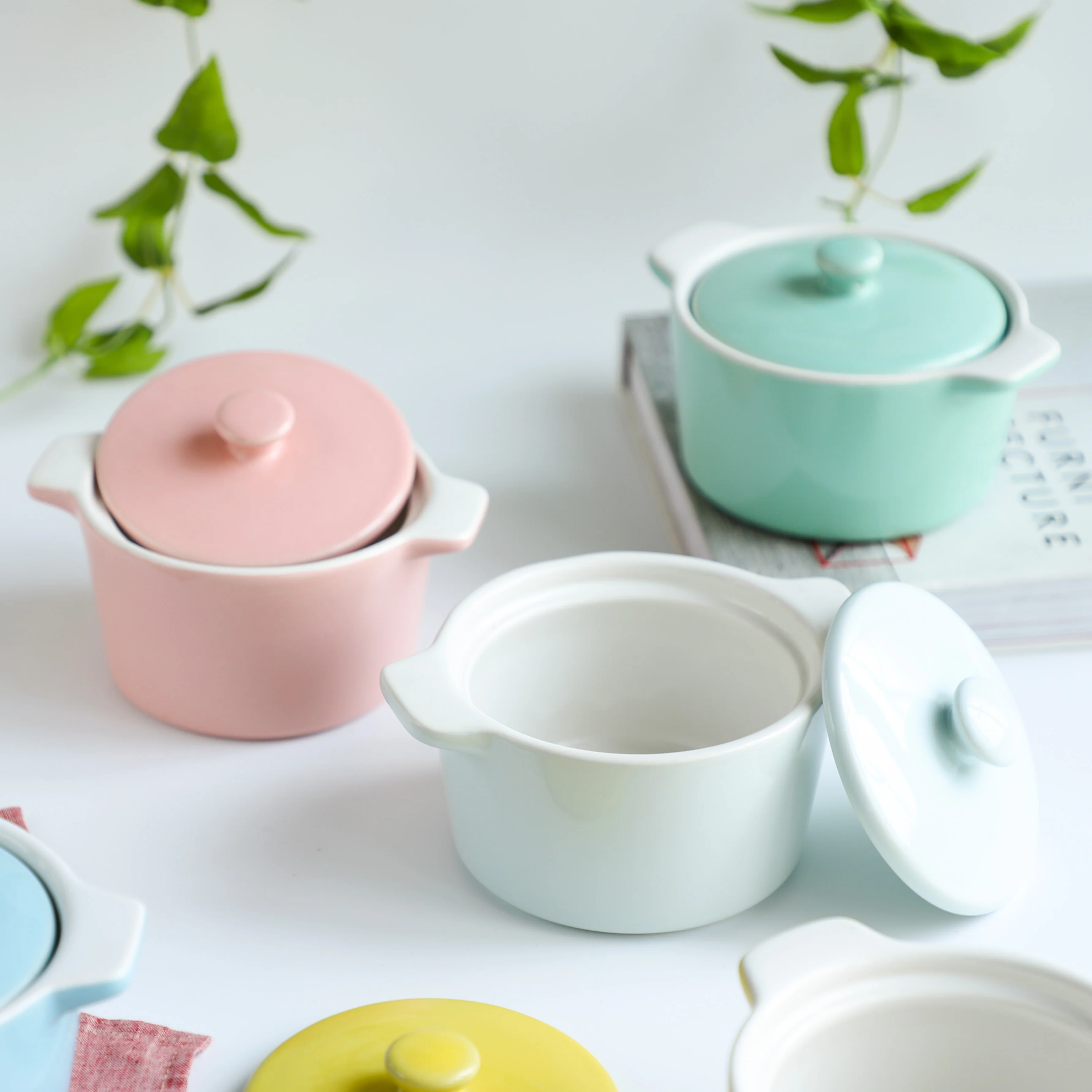 Ceramic Pastel Bowl- Round - Image 11