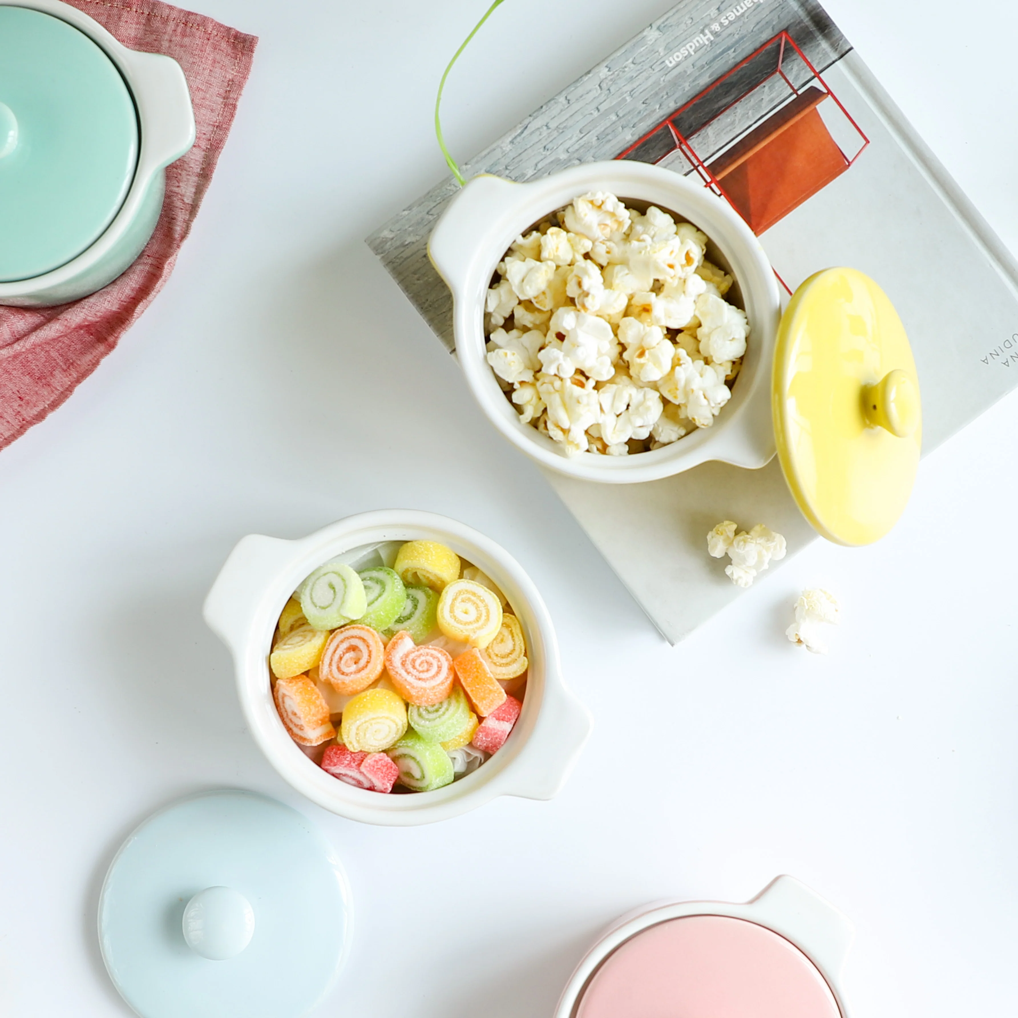 Ceramic Pastel Bowl- Round - Image 16