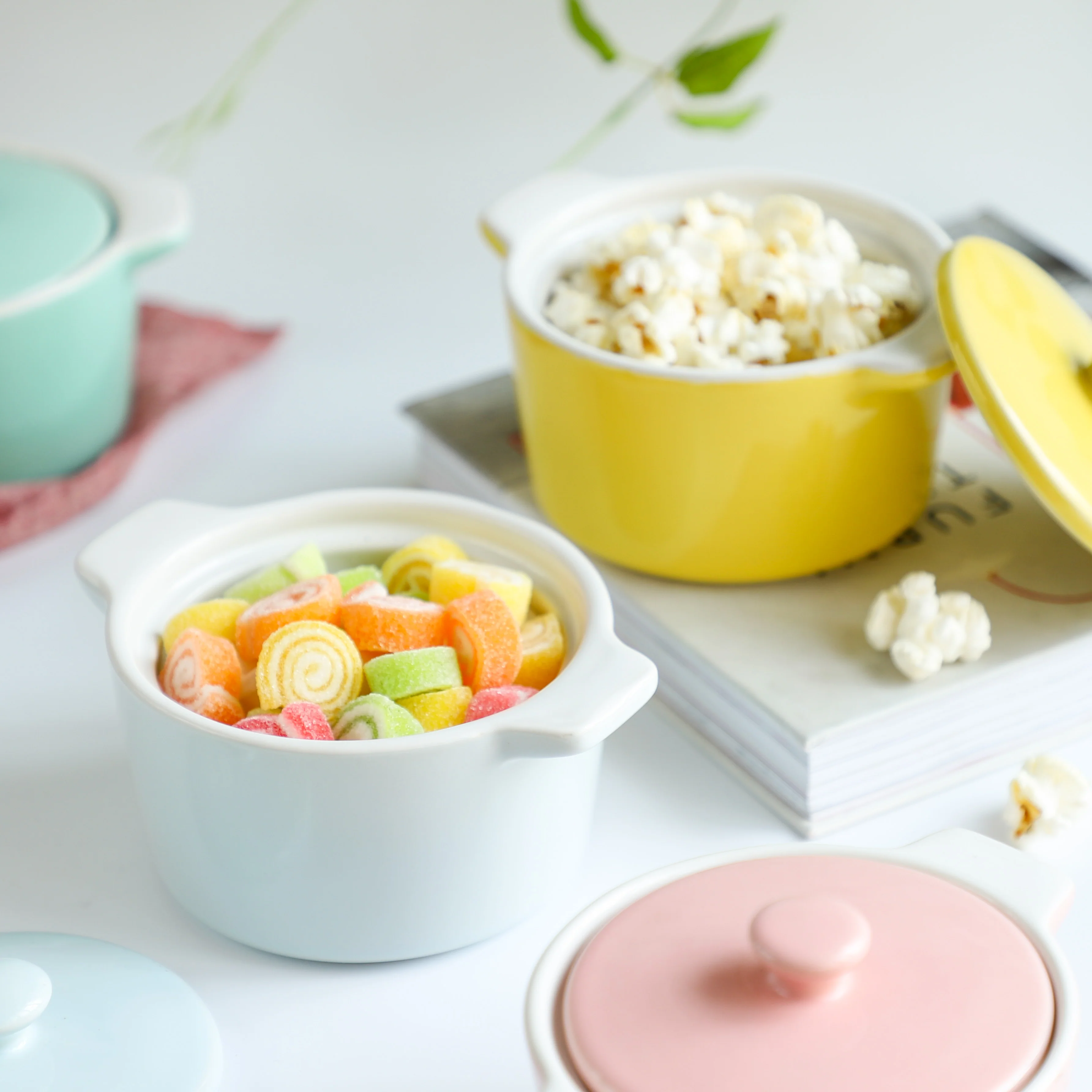 Ceramic Pastel Bowl- Round - Image 17