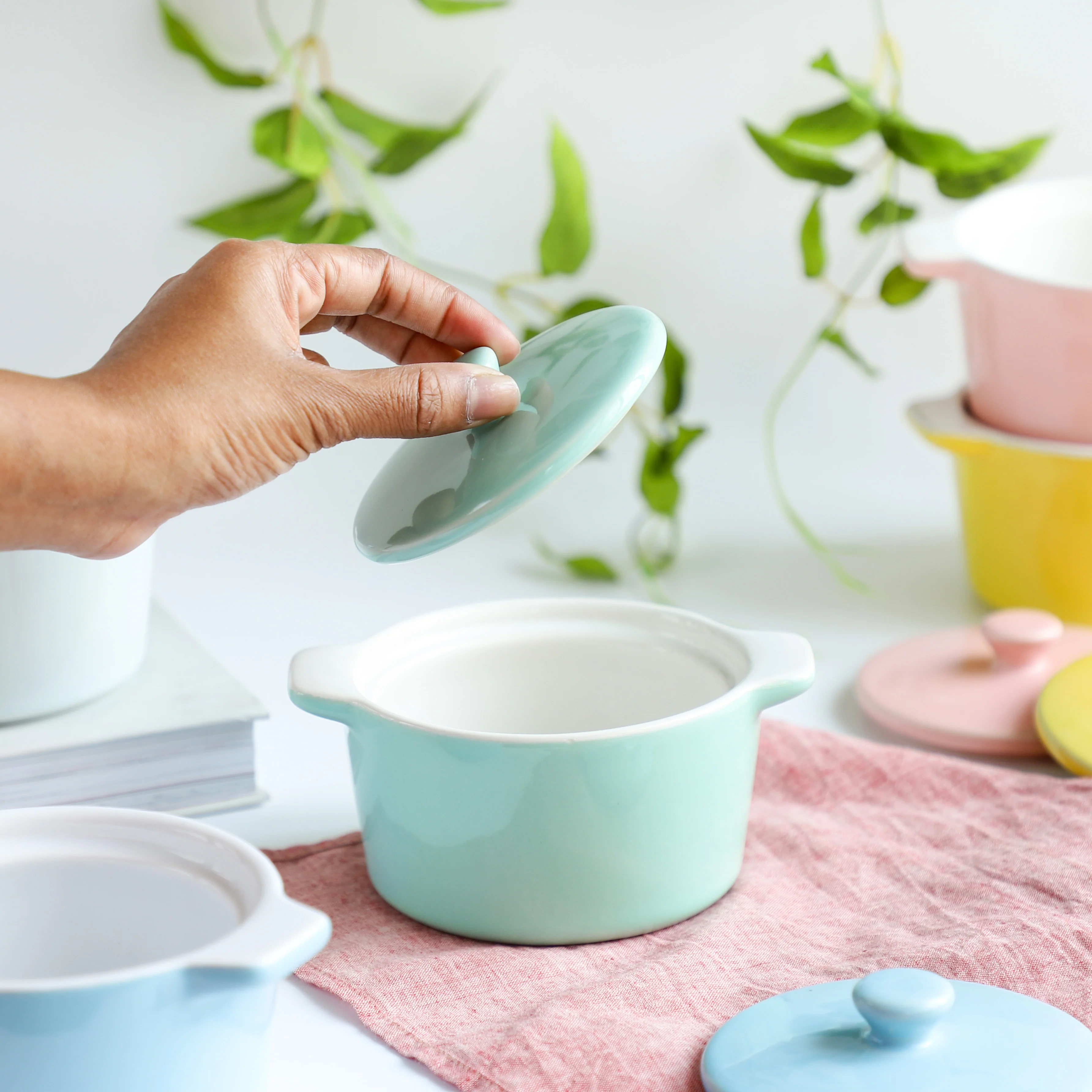 Ceramic Pastel Bowl- Round - Image 19