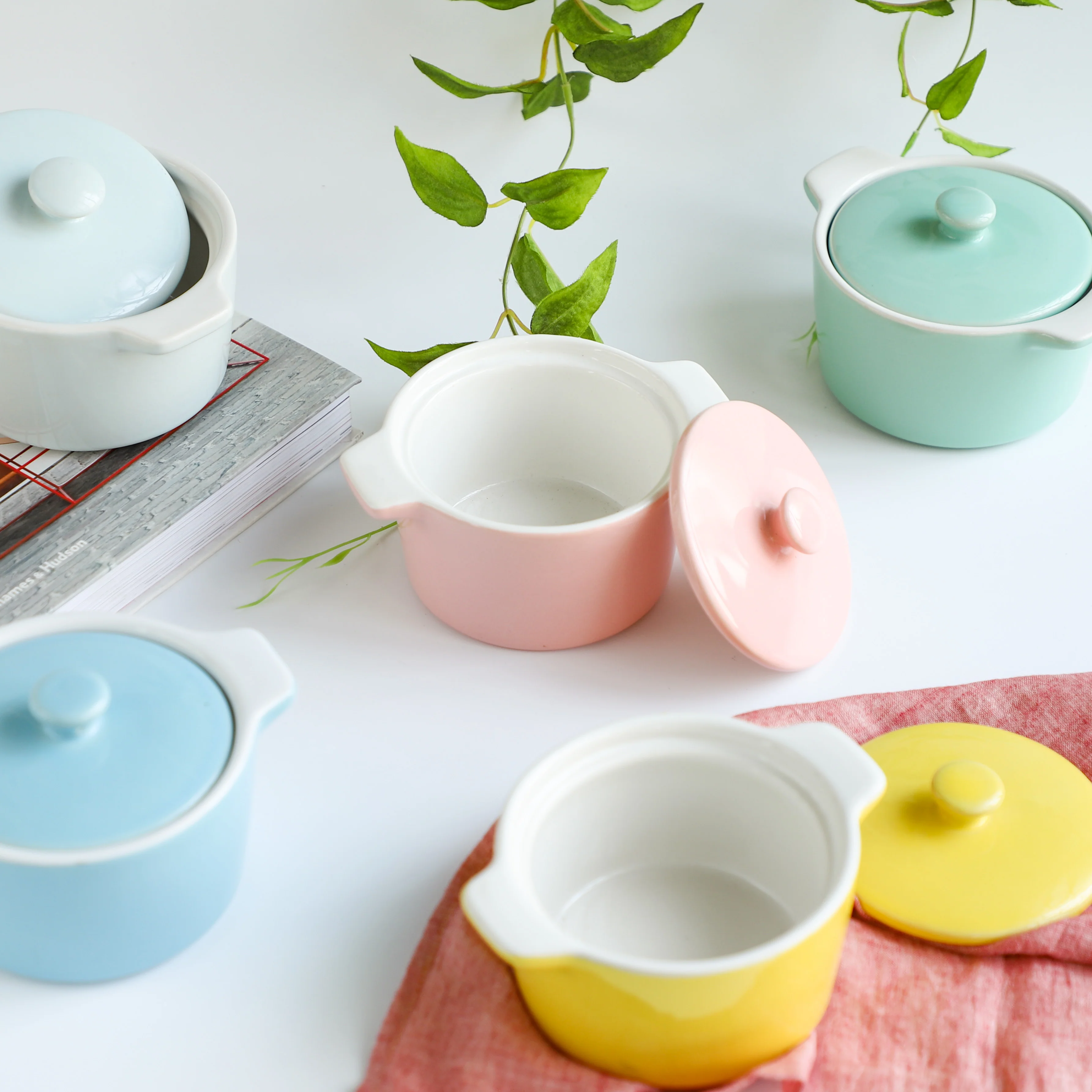Ceramic Pastel Bowl- Round - Image 5