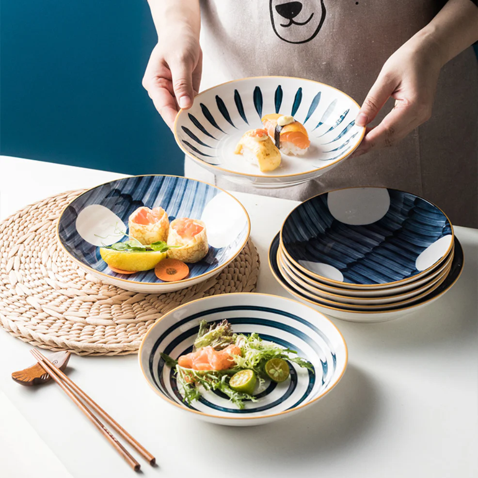 Nitori Ceramic Deep Plate Large 8inch - Image 11