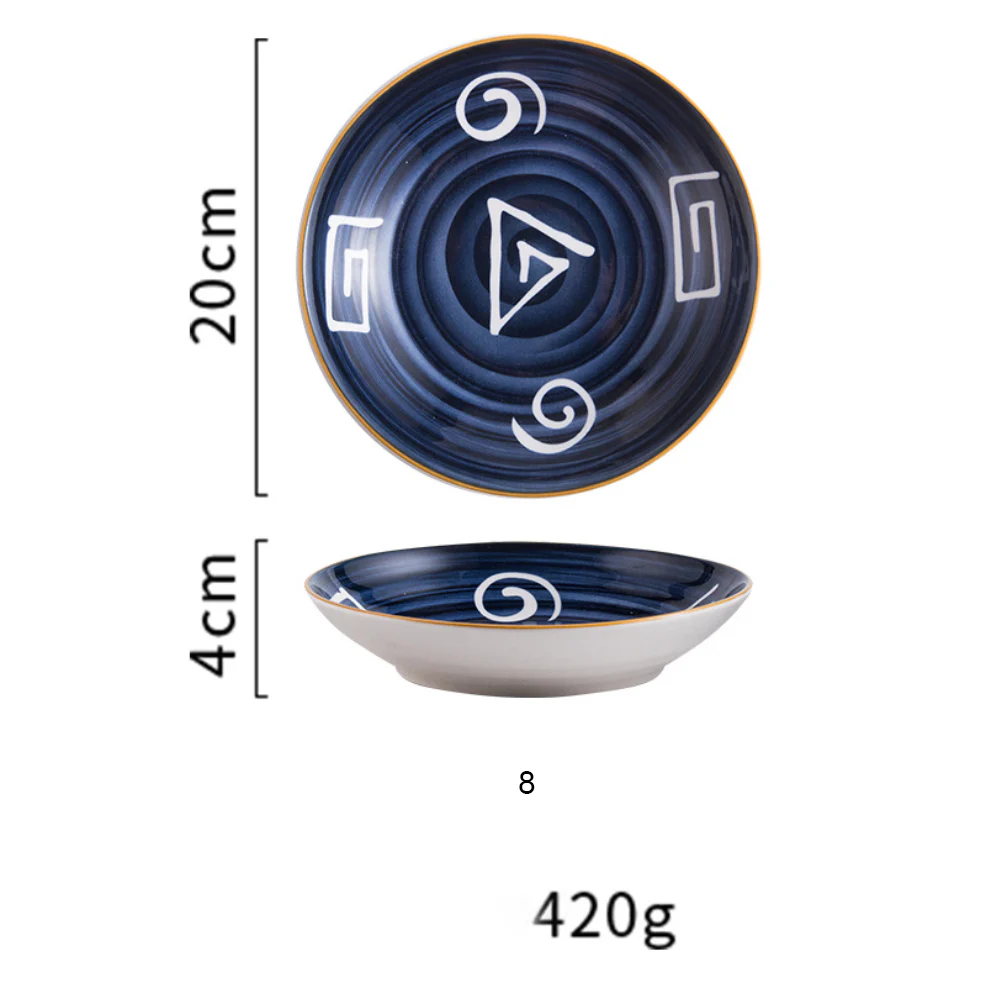 Nitori Ceramic Deep Plate Large 8inch - Image 18